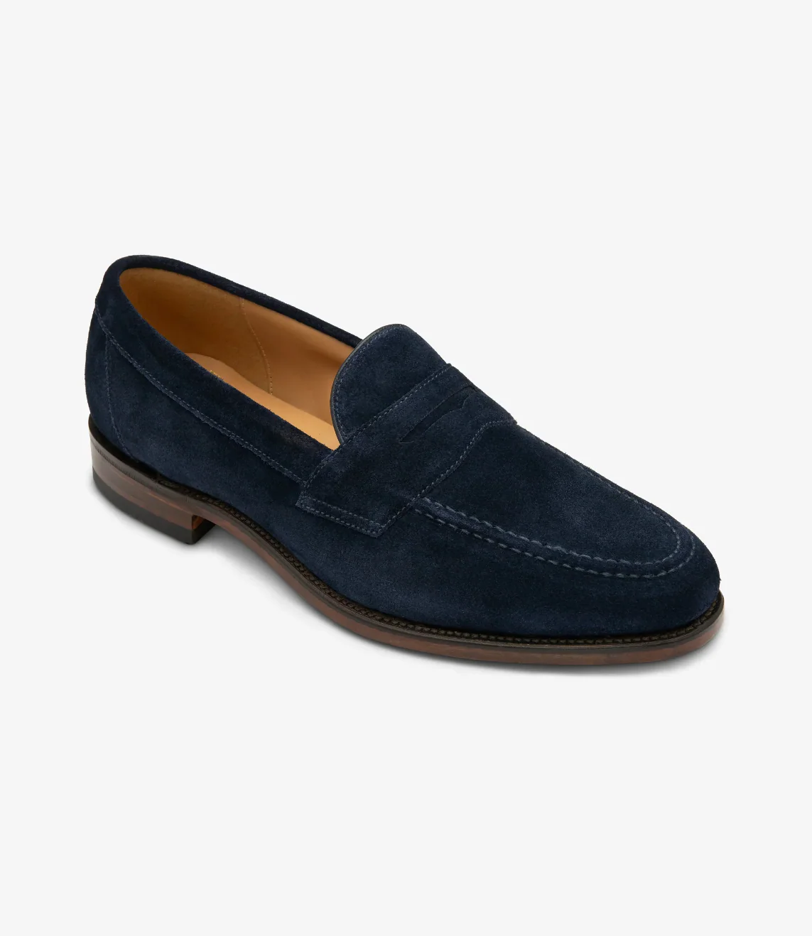 Imperial Penny Loafer Navy Suede - Image 2