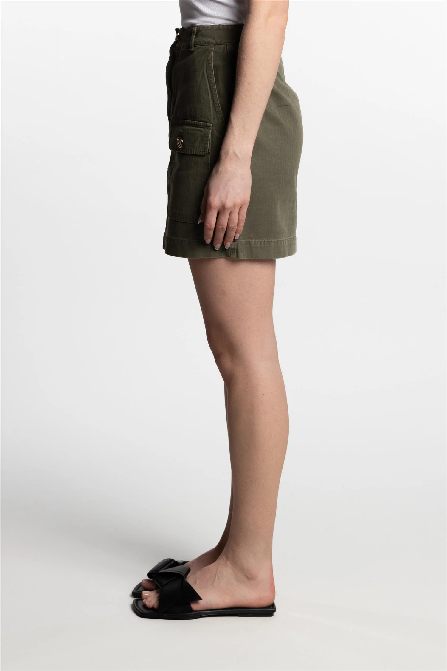 Aliza Skirt- Army Green - Image 4