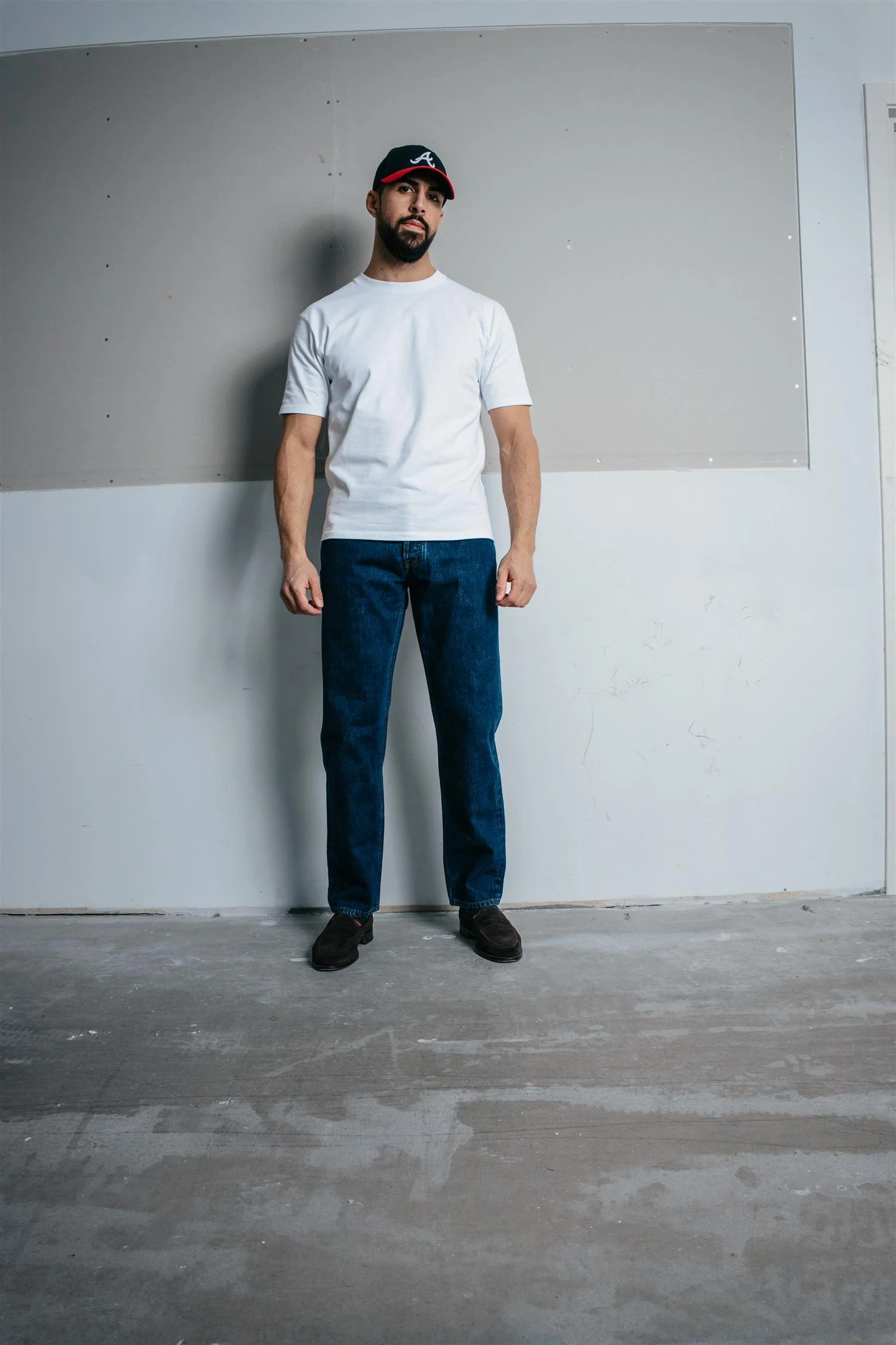 Cotton Crew Neck Hiking T-Shirt White - Image 3