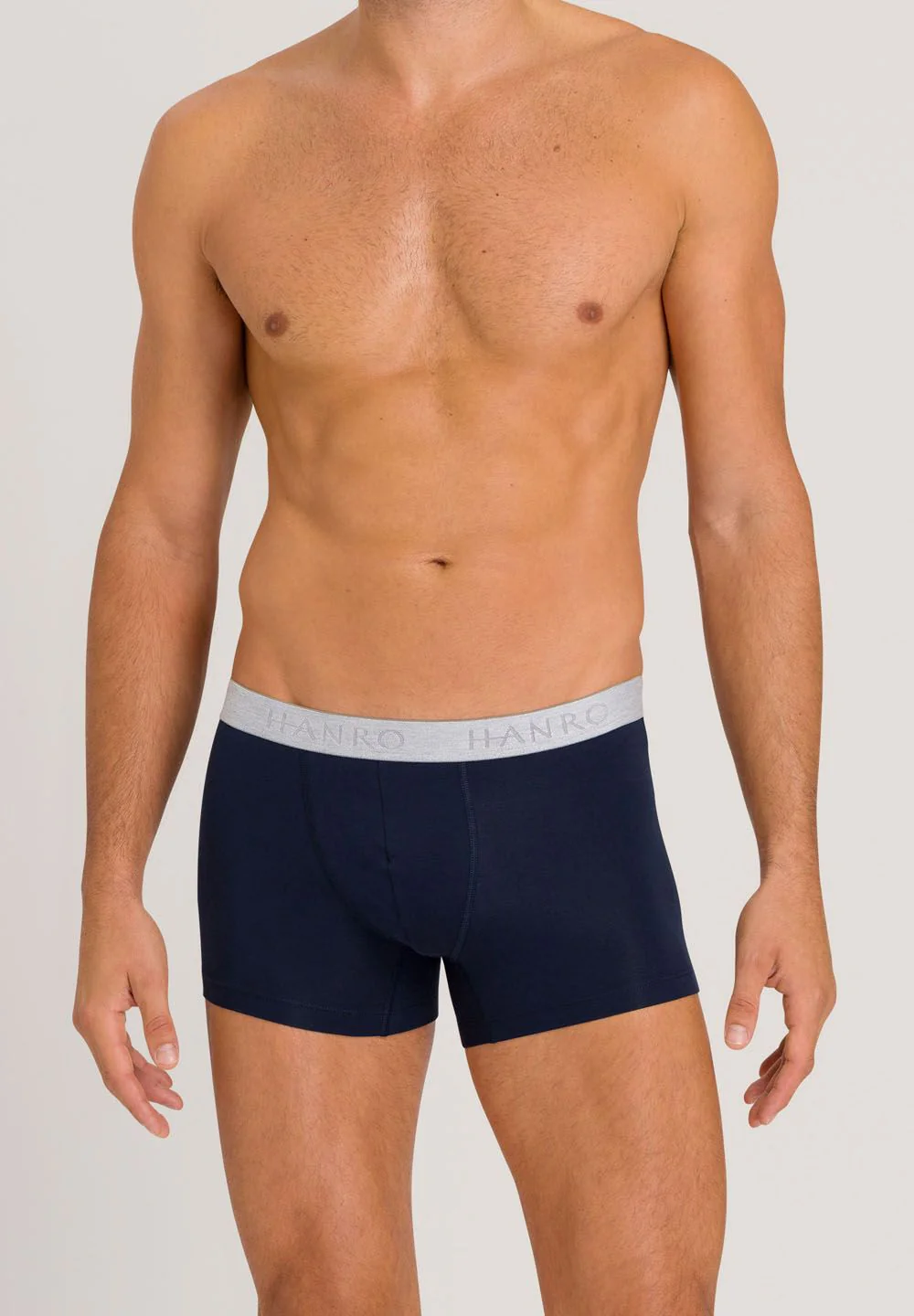 2-Pack Boxer Briefs Cotton Essentials Light Melange/Deep Navy - Image 4