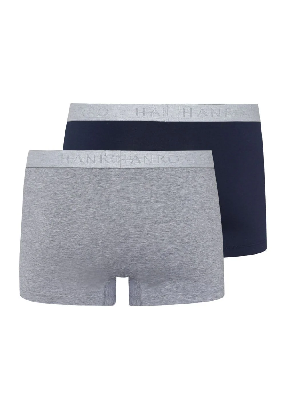 2-Pack Boxer Briefs Cotton Essentials Light Melange/Deep Navy - Image 8