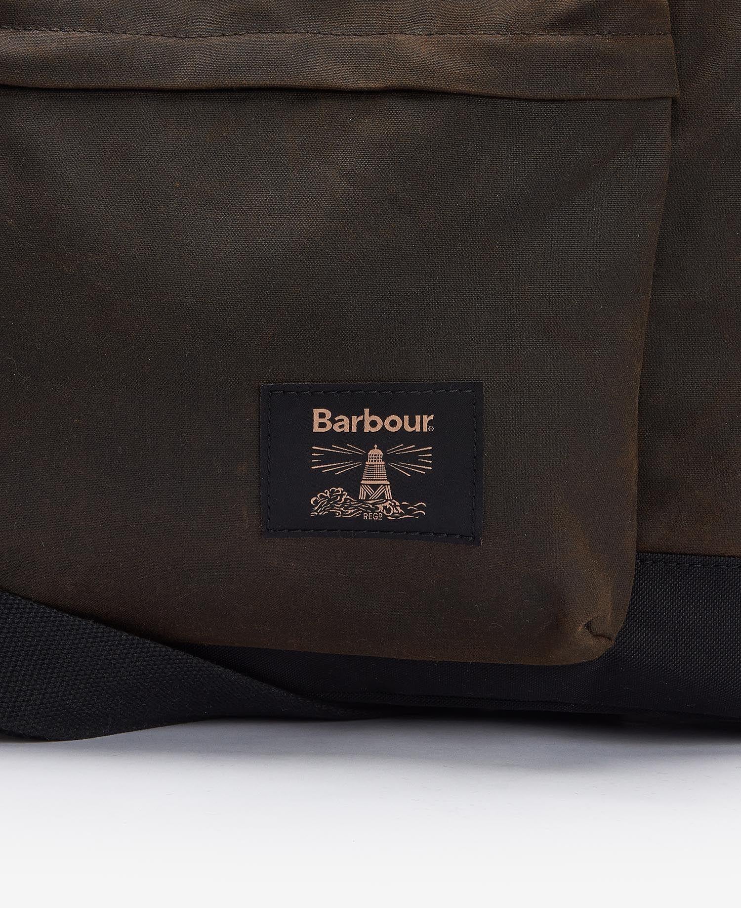 Field Waxed Holdall Olive - Image 6