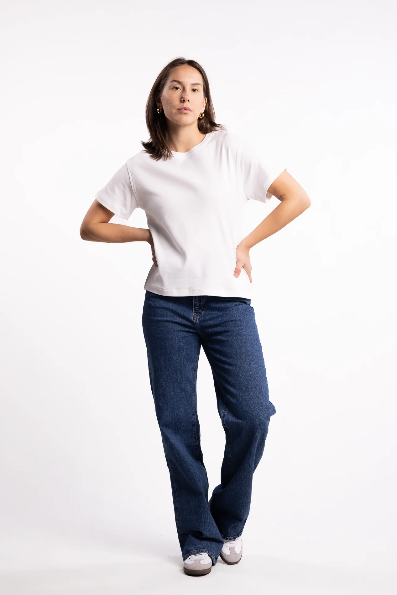 Luca highwaist wide leg- Dark blue - Image 5