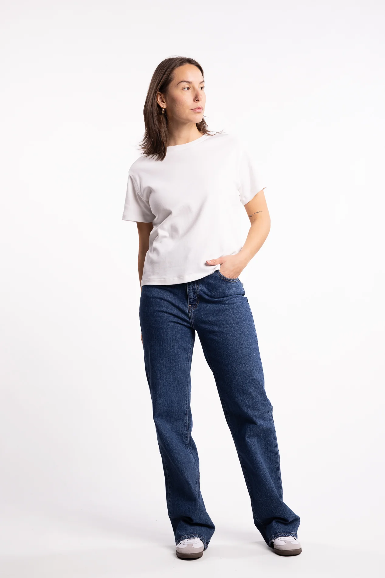 Luca highwaist wide leg- Dark blue - Image 6