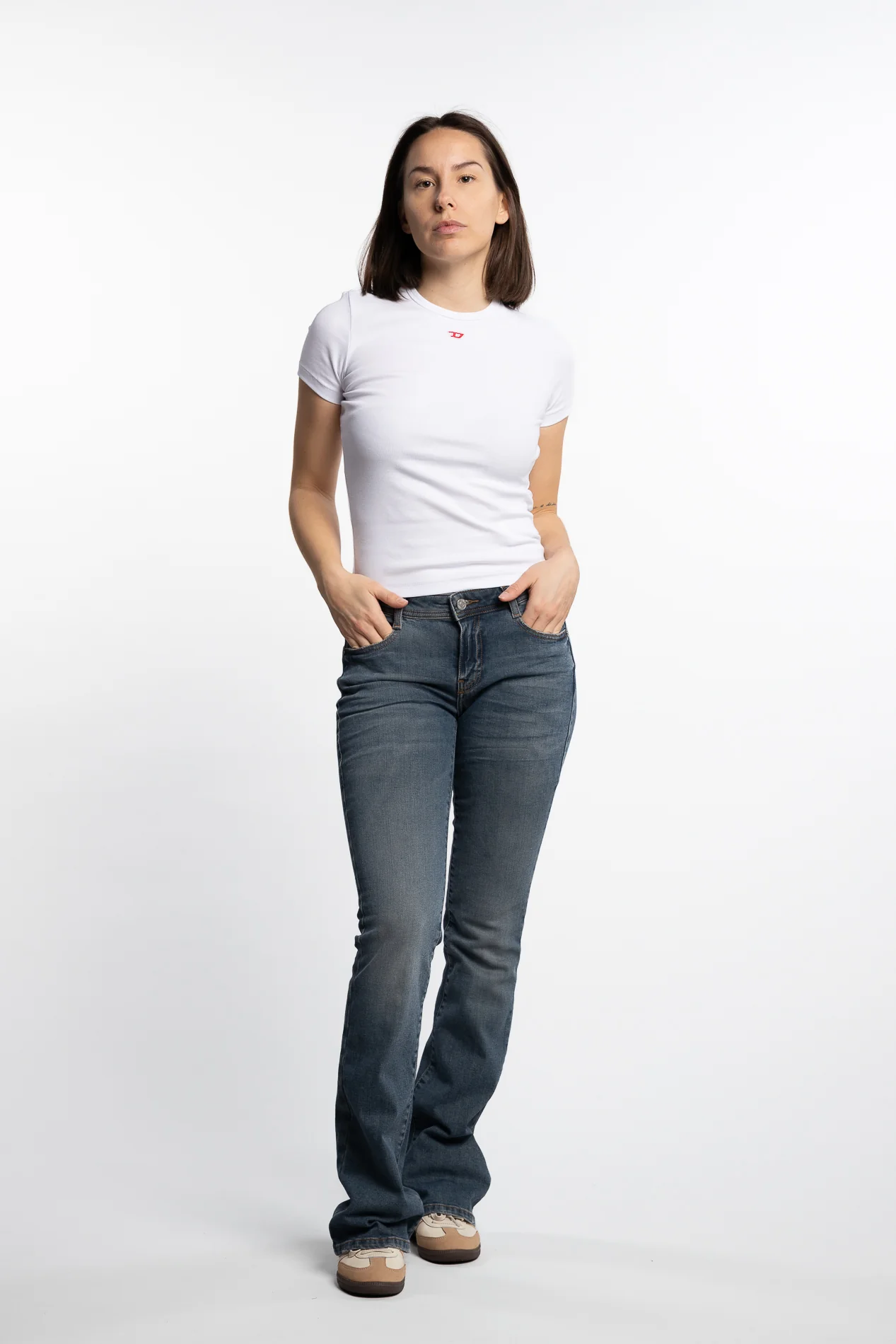 Bootcut Jeans 1969 D-Ebbey Obmbt- Blue - Image 3