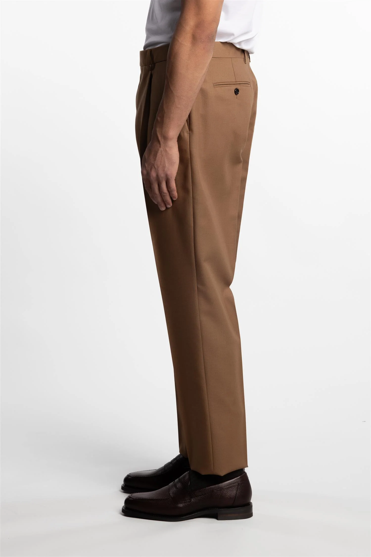Attitude Wool/Mohair Trousers Cognac - Image 2