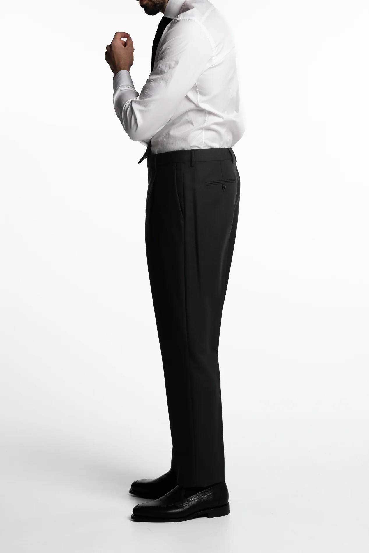 Attitude Wool/Mohair Trousers Black - Image 2