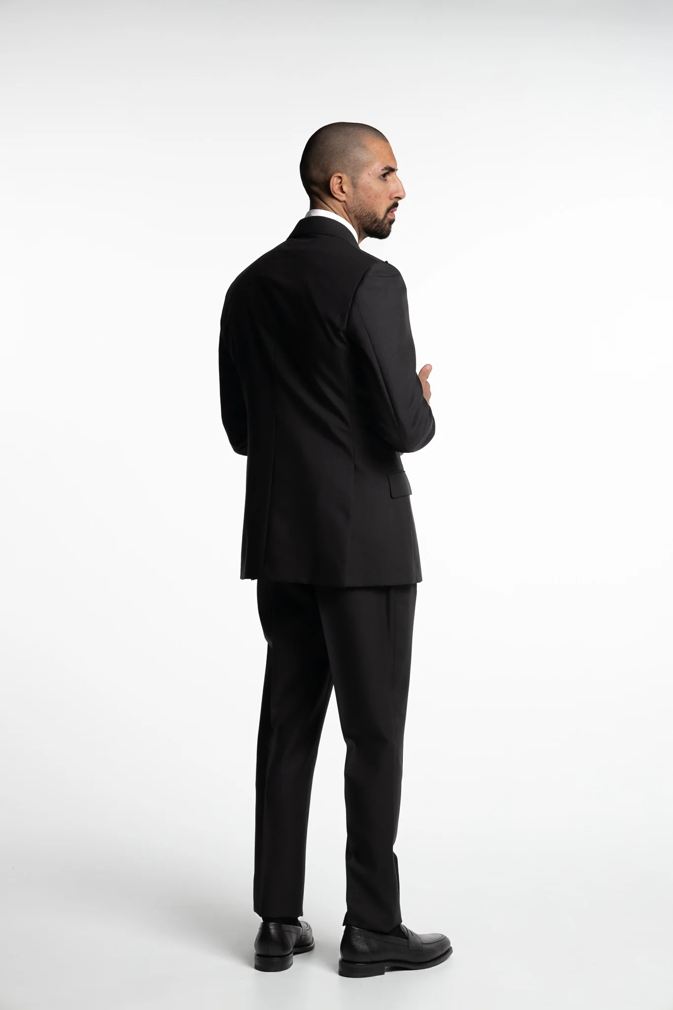 Attitude Wool/Mohair Trousers Black - Image 5