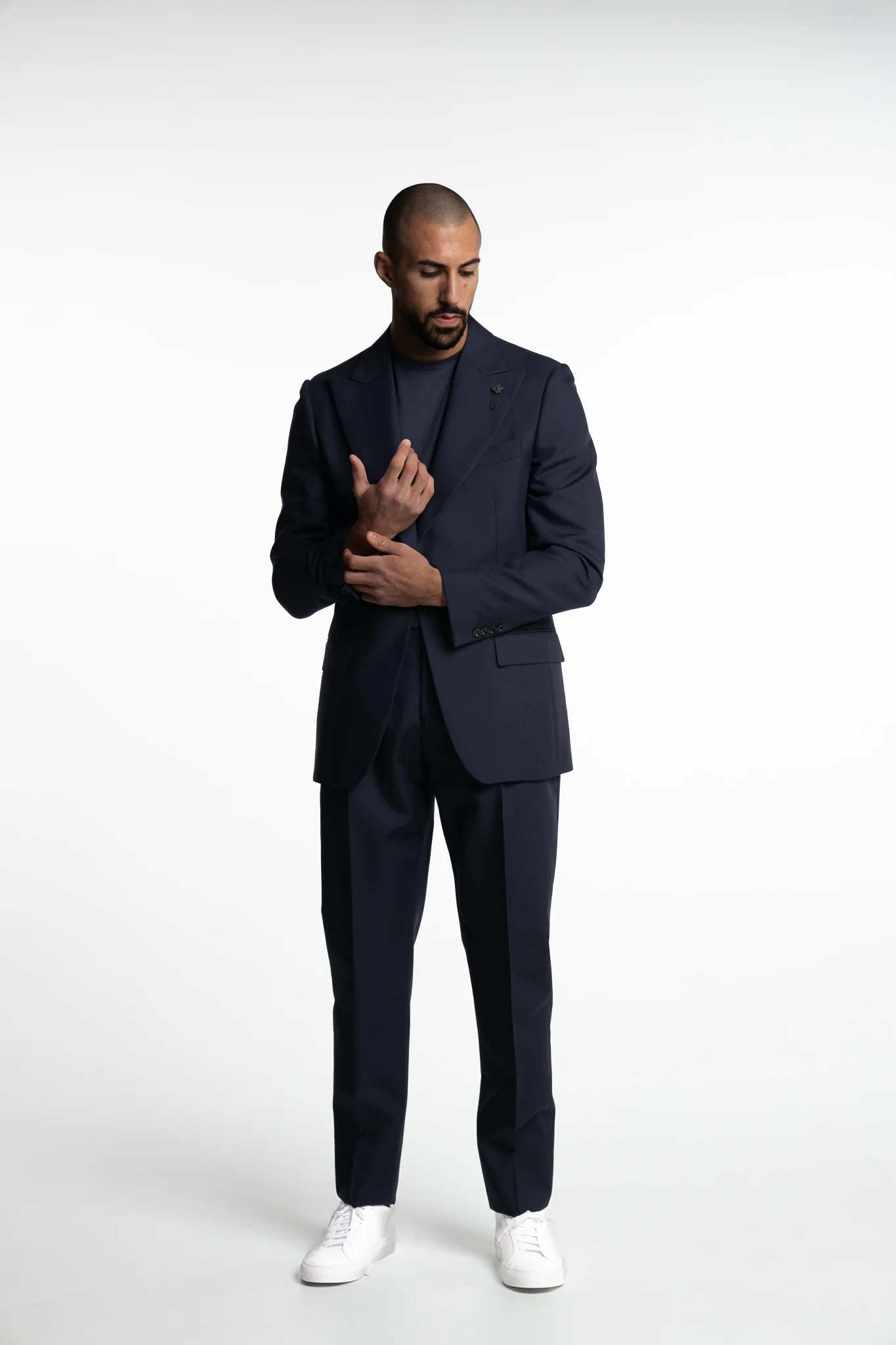 Attitude Wool/Mohair Blazer Navy - Image 4