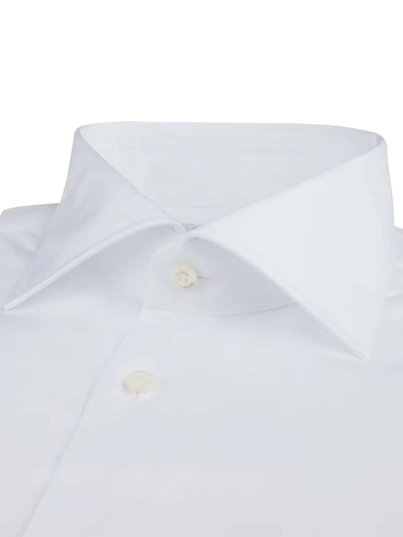 Slimline Twill Shirt French Cuffs White - Image 2