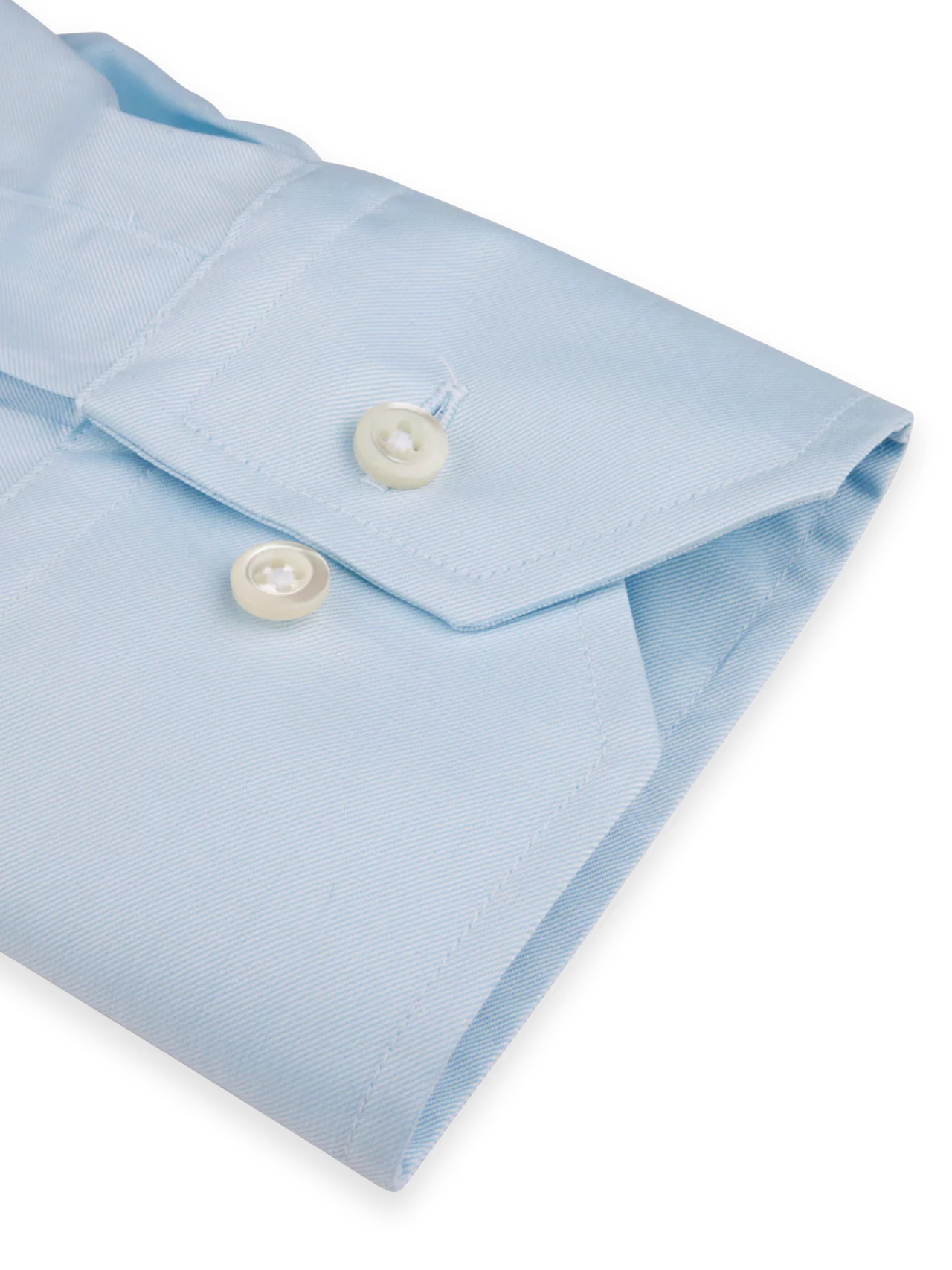 Slimline Twill Shirt Light Blue - Image 3