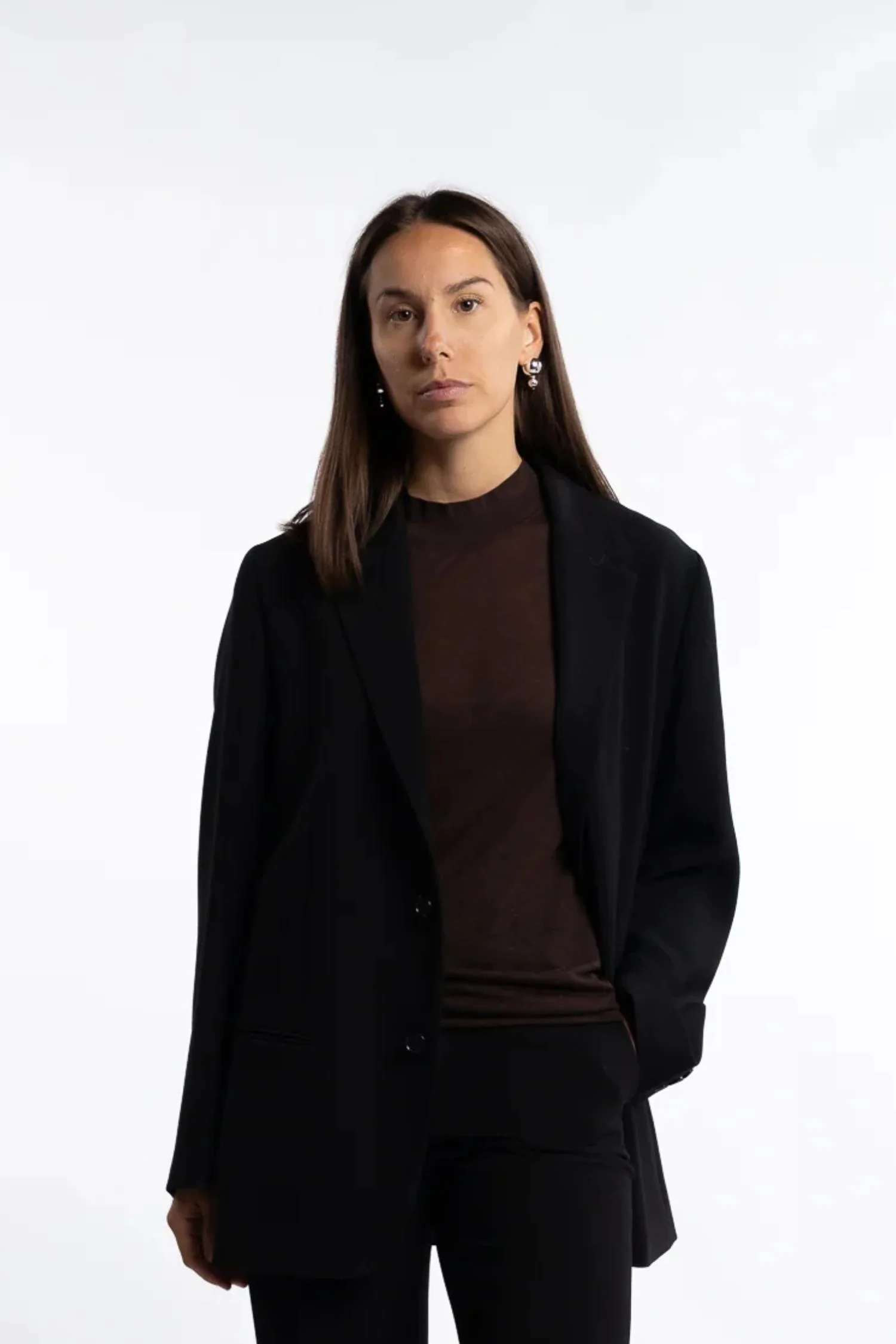 Hailey Blazer- Black - Image 7