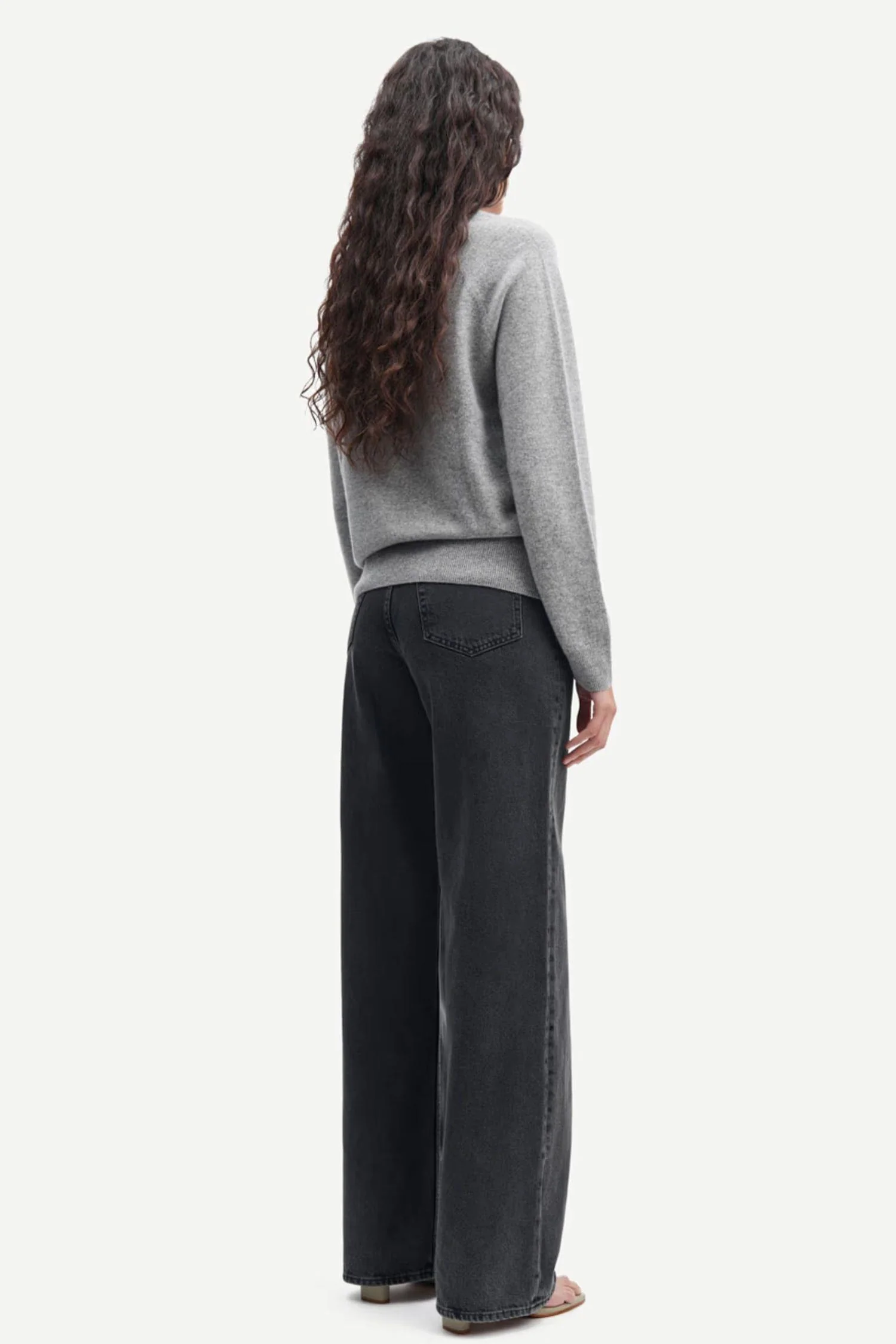 Boston O- Neck 6304 Grey Melange - Image 3