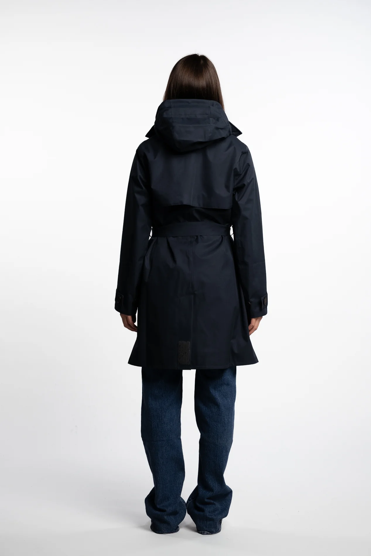 Yr'en Coat - Dark Navy - Image 4