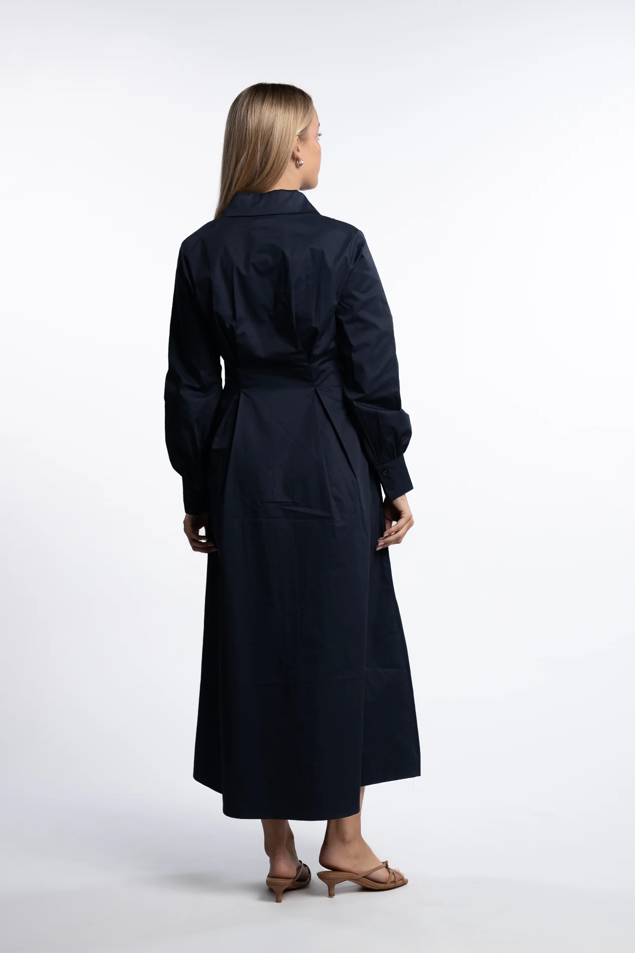 Leandra Dress- Navy - Image 5