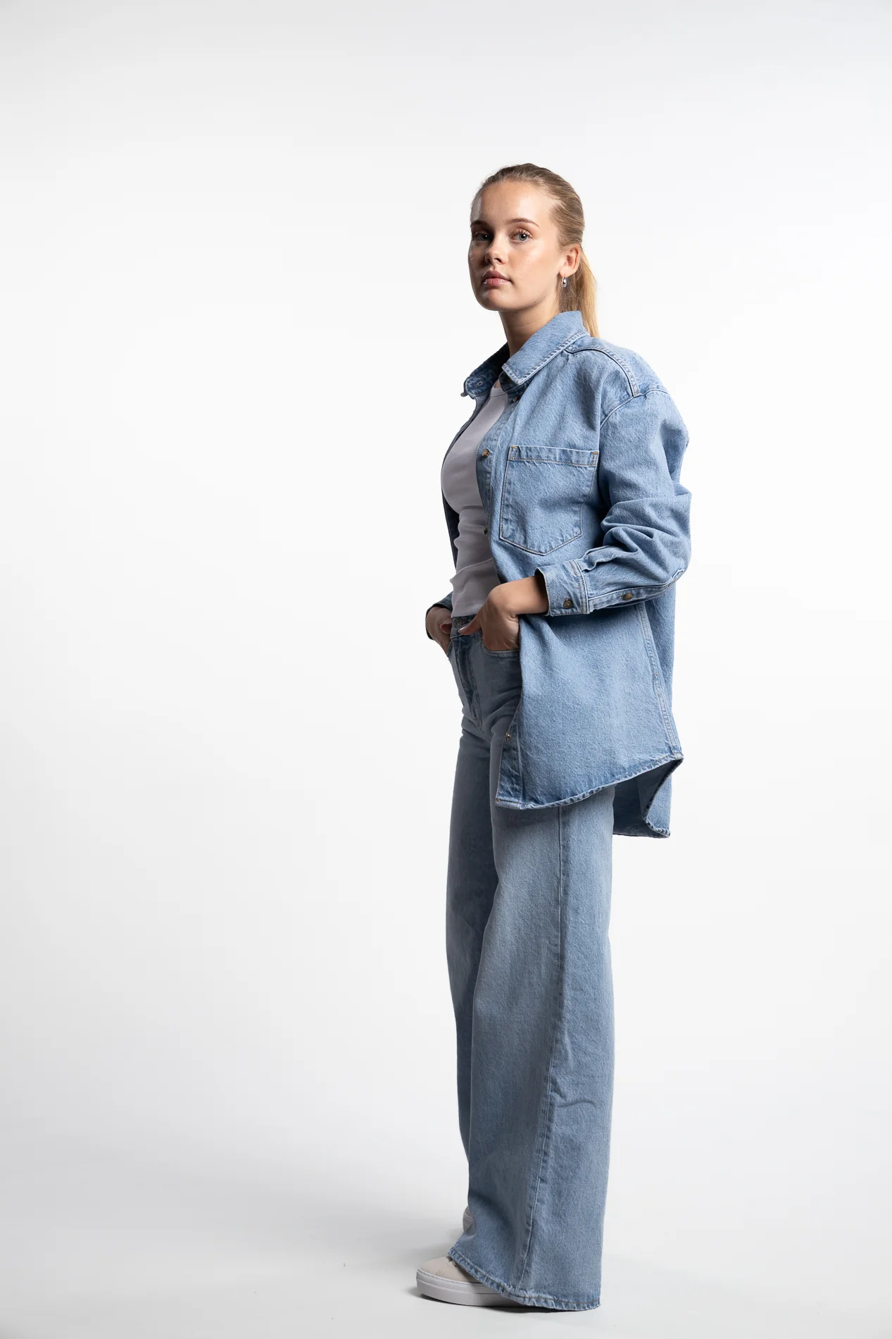 Alex Shirt- Light Blue - Image 8