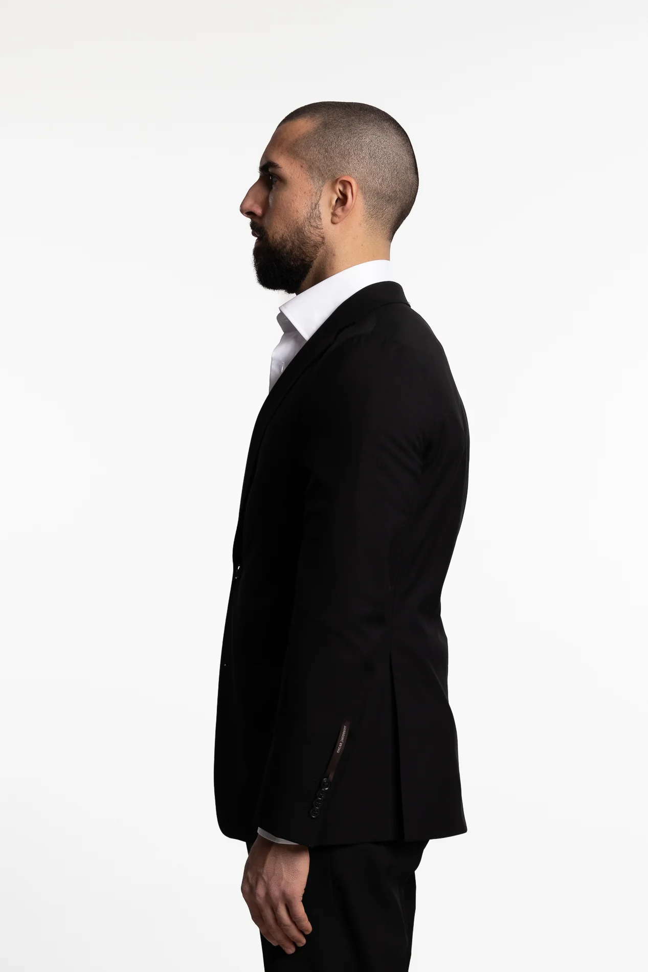 Fogerty Regular Fit Wool Blazer Black - Image 2