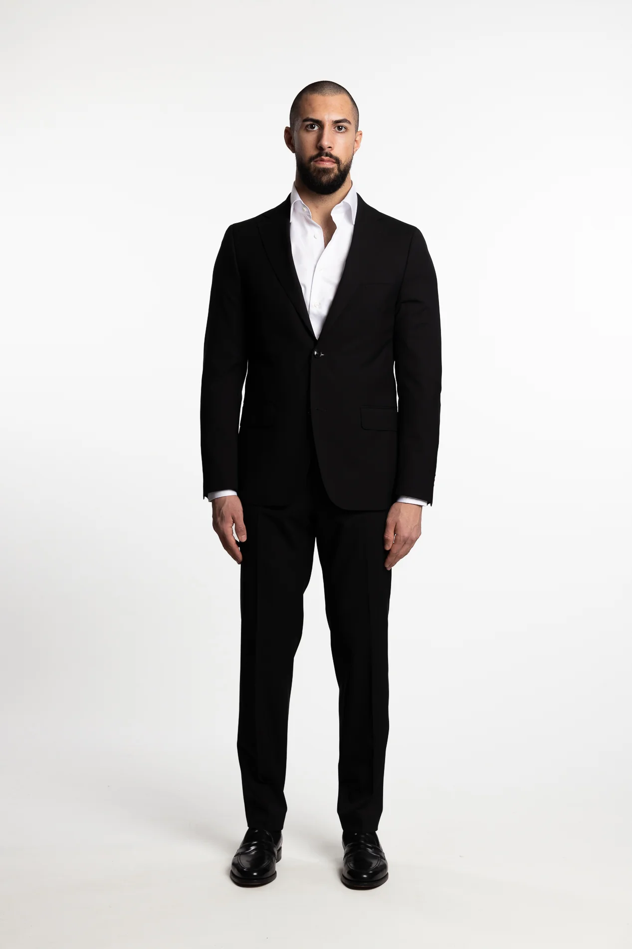 Fogerty Regular Fit Wool Blazer Black - Image 5