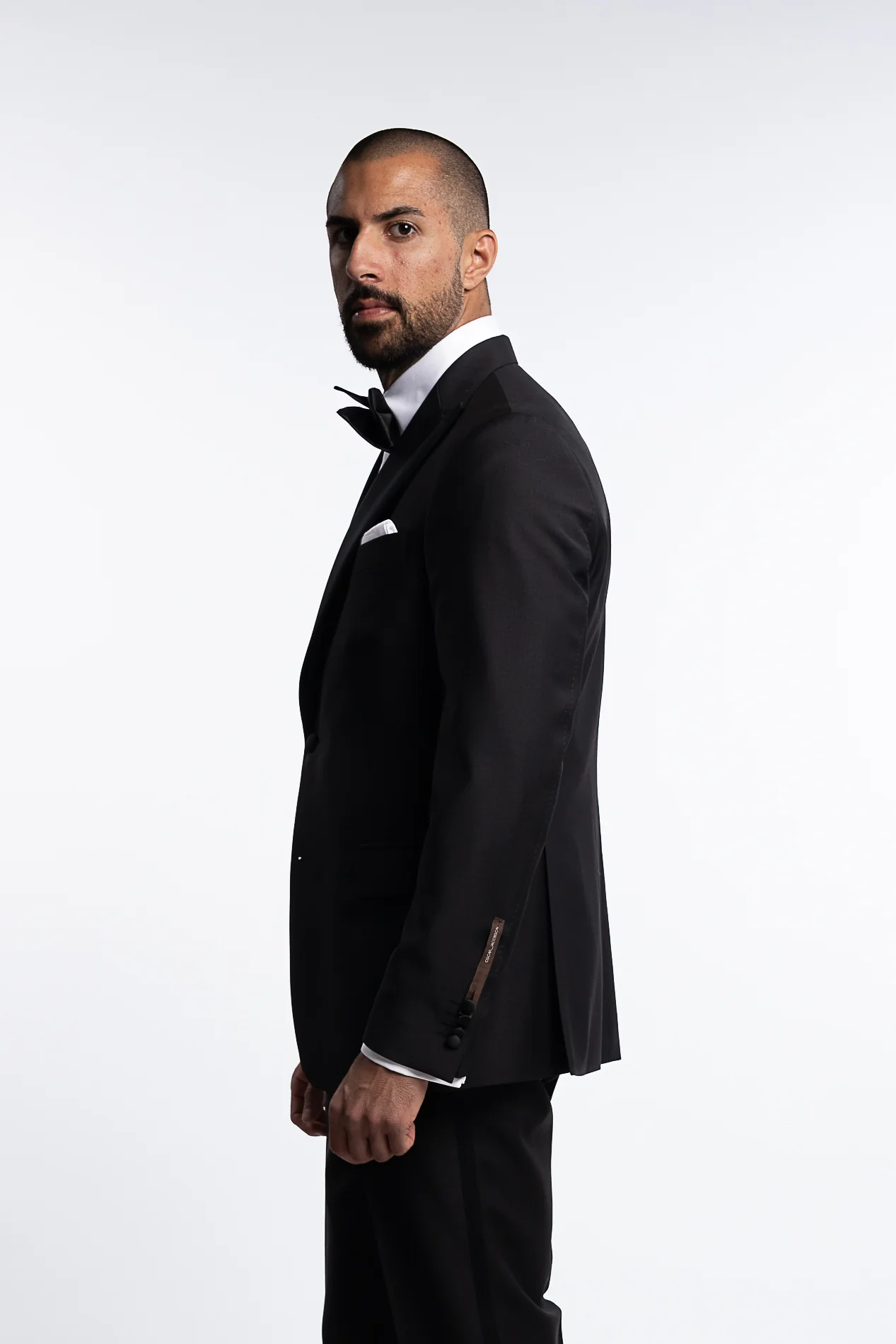 Elder Slim Fit Tuxedo Blazer Black - Image 2