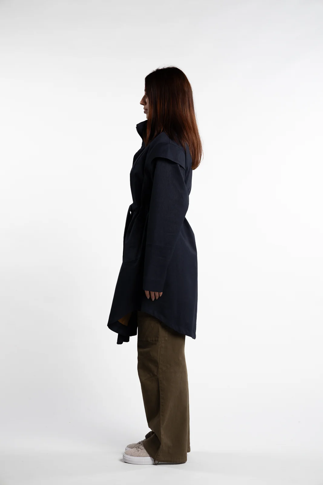 Monsun Coat- Dark Navy - Image 2