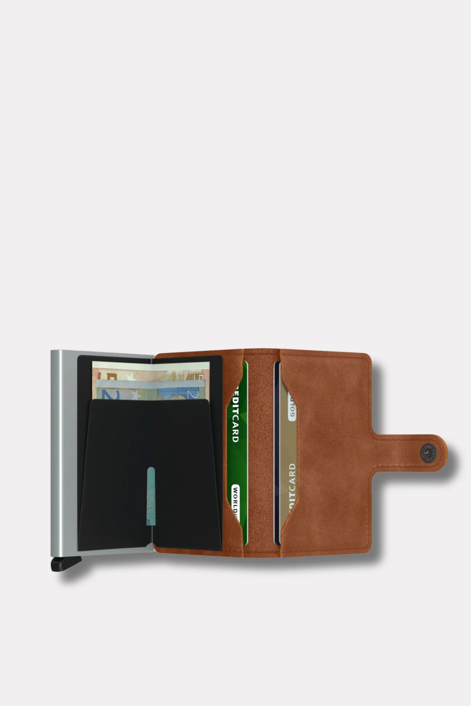 Miniwallet Vintage Cognac Silver - Image 3