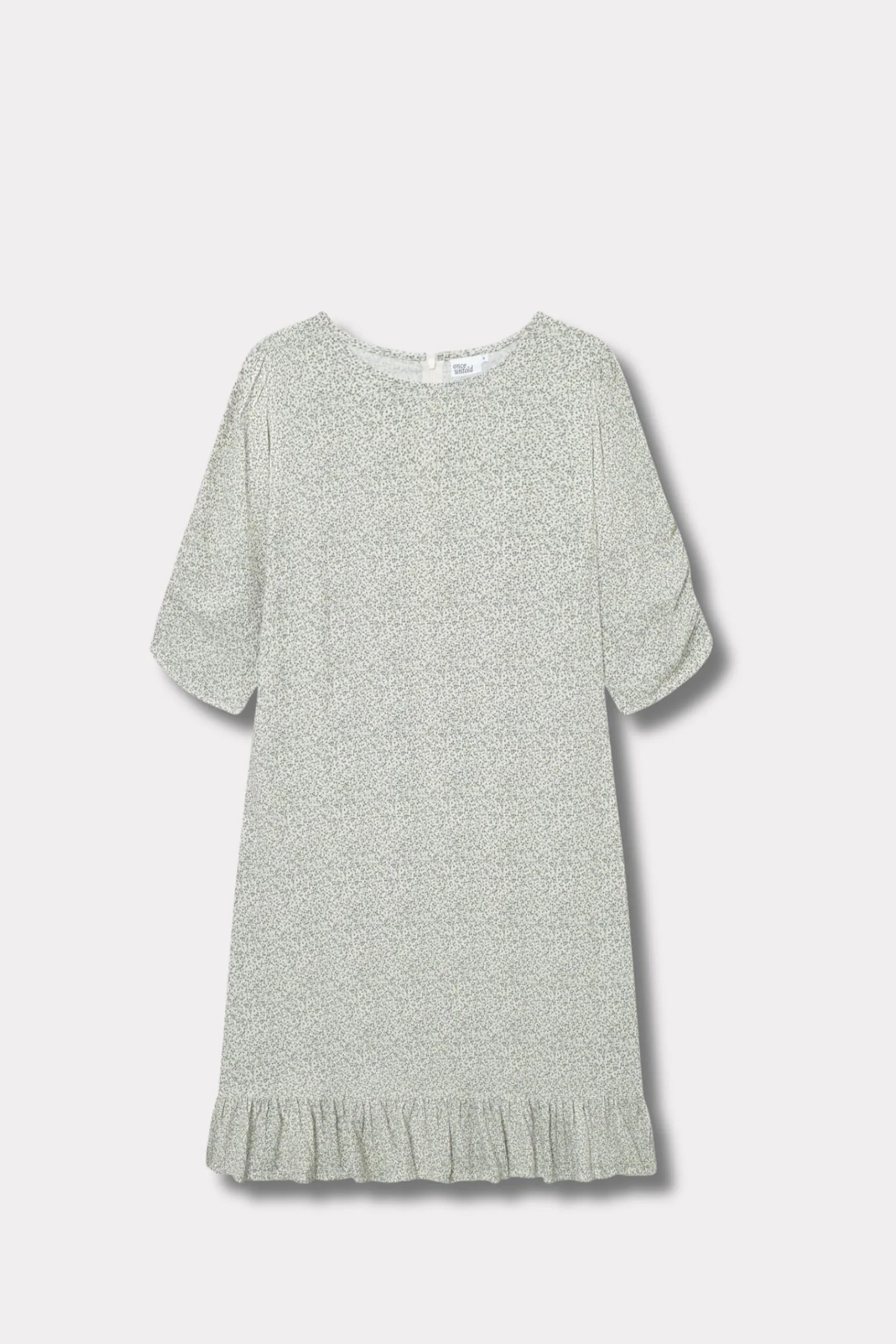 Ellen Dress- Petite Green Flower - Image 9