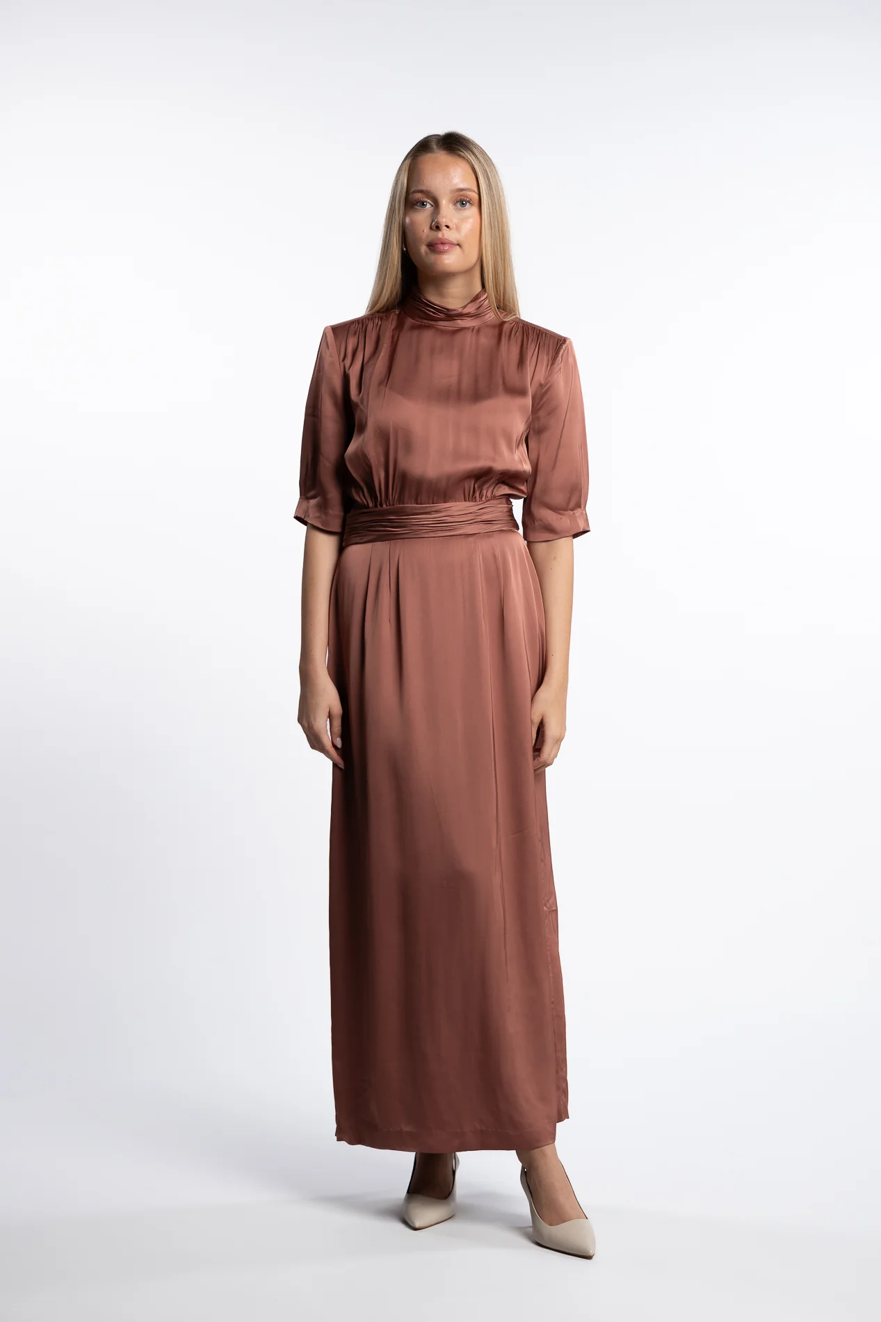 Beronia Dress- Terracotta - Image 3