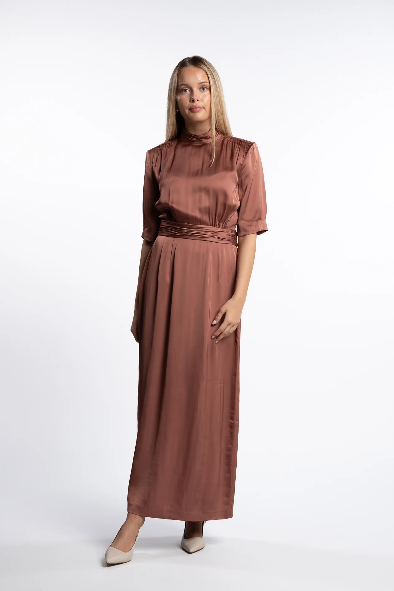 Beronia Dress- Terracotta - Image 5