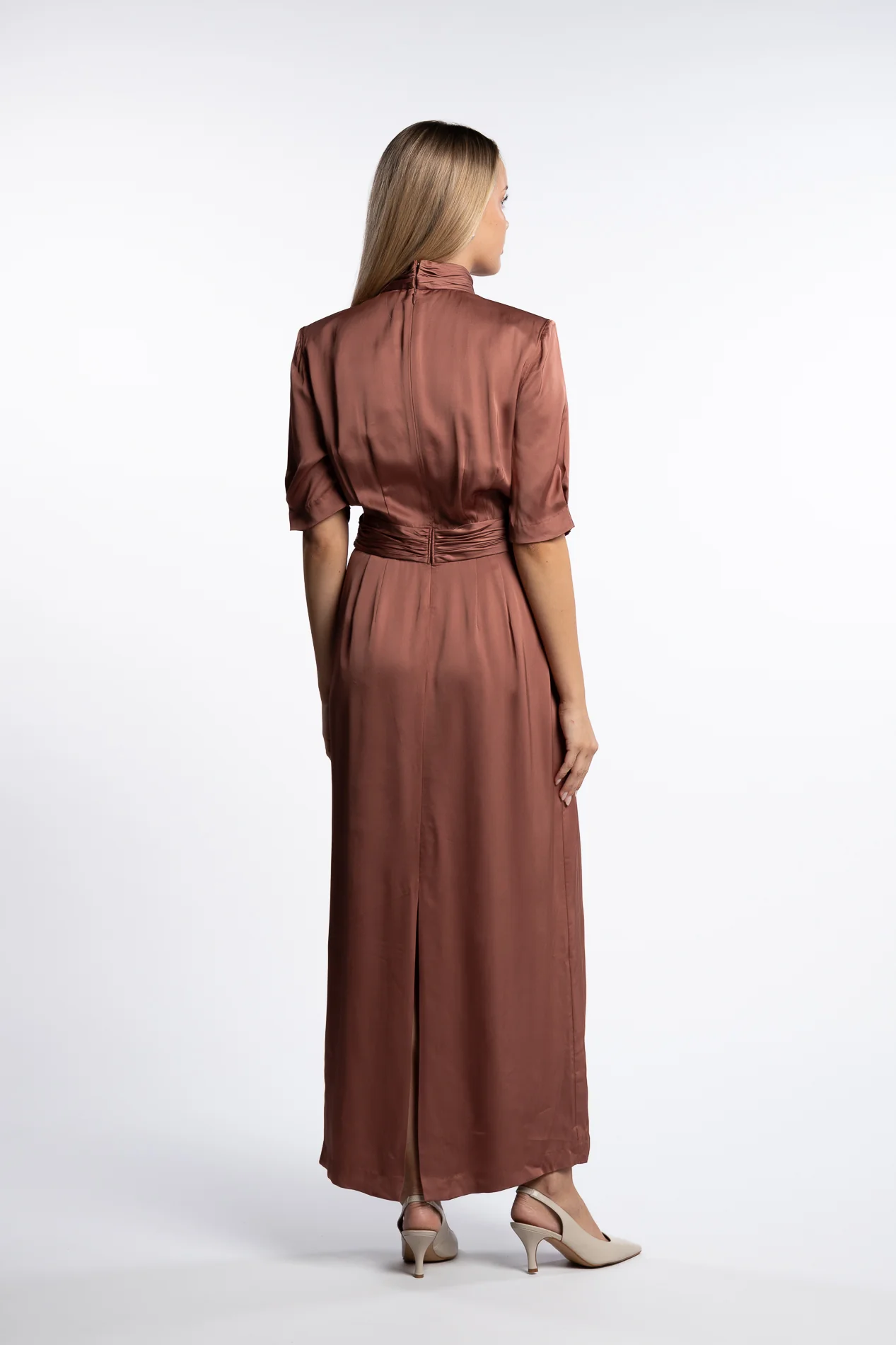 Beronia Dress- Terracotta - Image 7