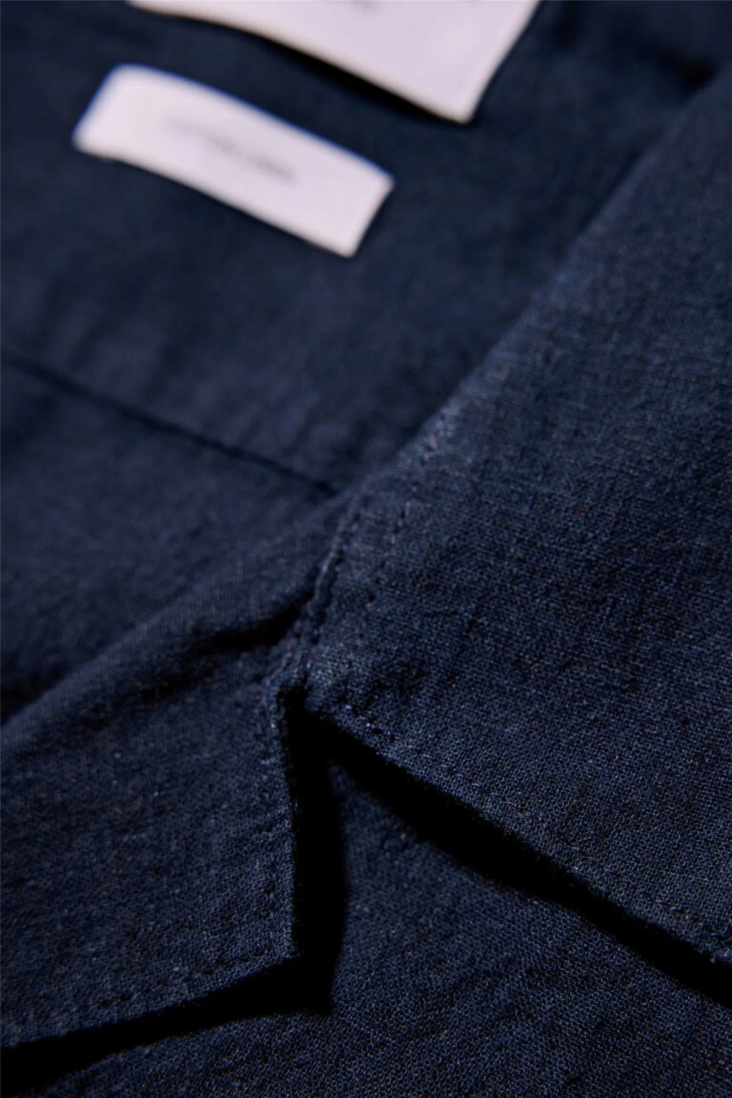 Casual Linen Blend Resort S/S Navy - Image 8