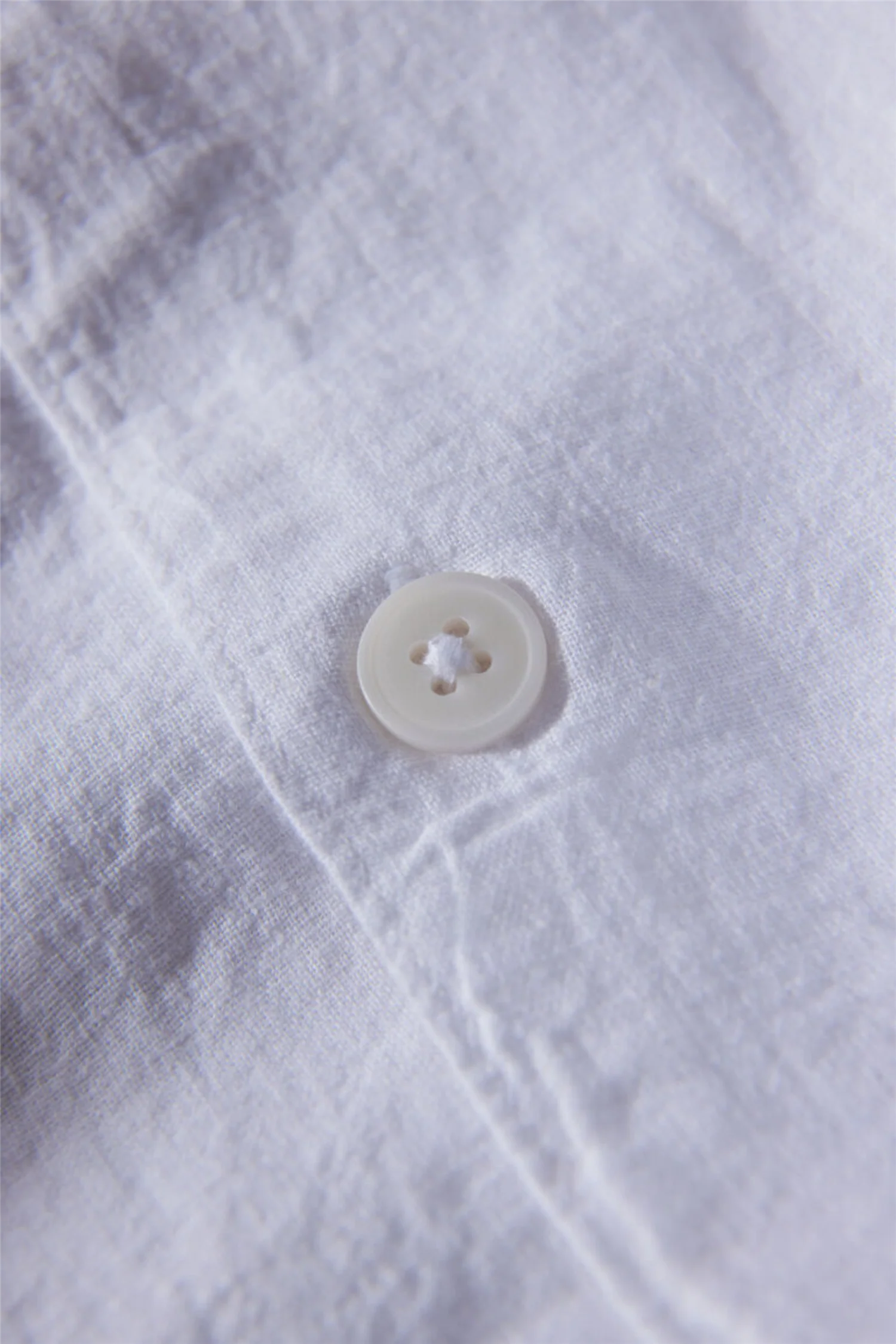 Casual Linen Blend Resort S/S White - Image 12