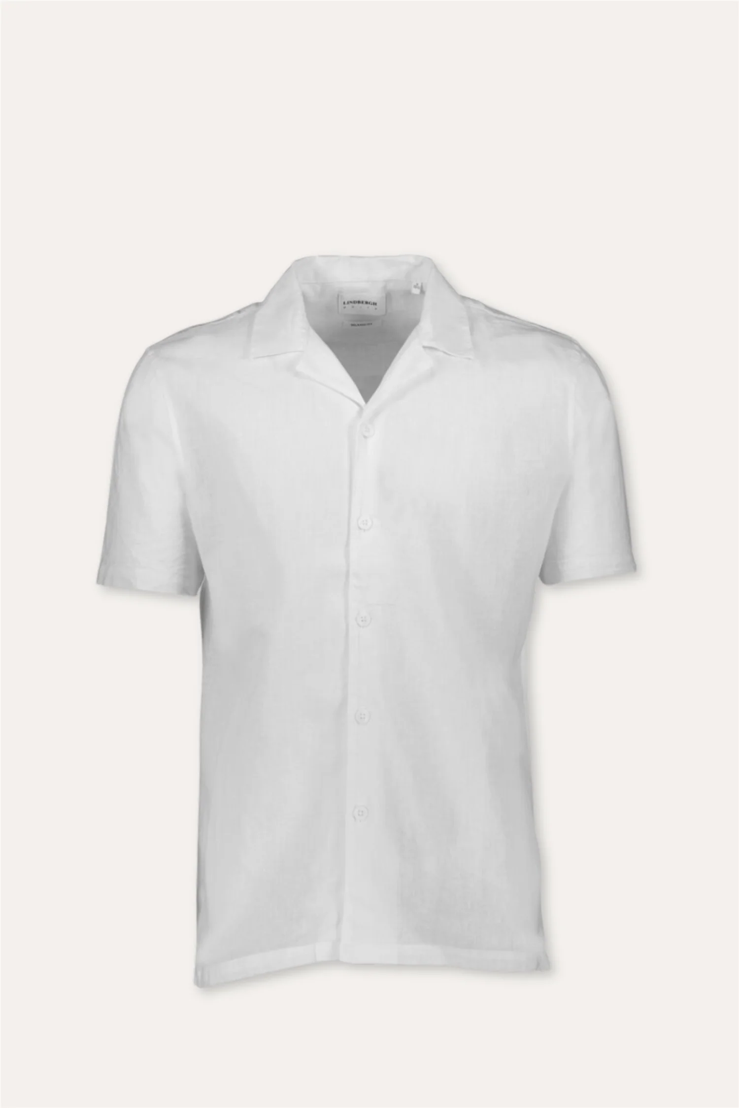 Casual Linen Blend Resort S/S White - Image 6