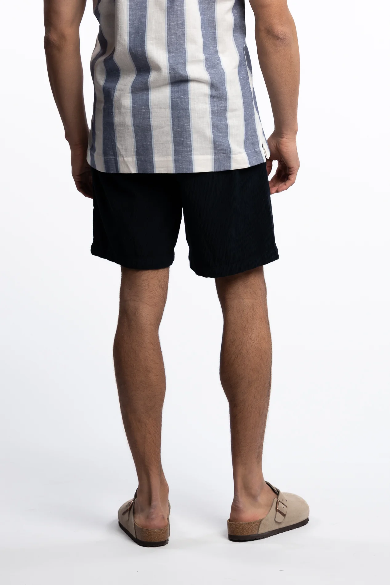 Corduroy Shorts Navy - Image 3