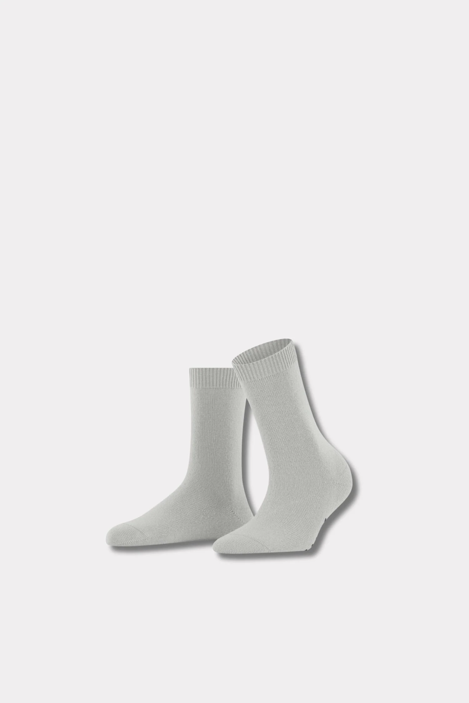 Cosy Wool Women Socks- Light Grey mel - Image 2