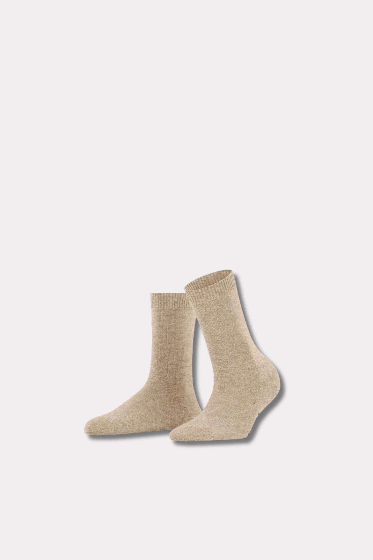 Cosy Wool Womans Socks- Beige mel. - Image 2