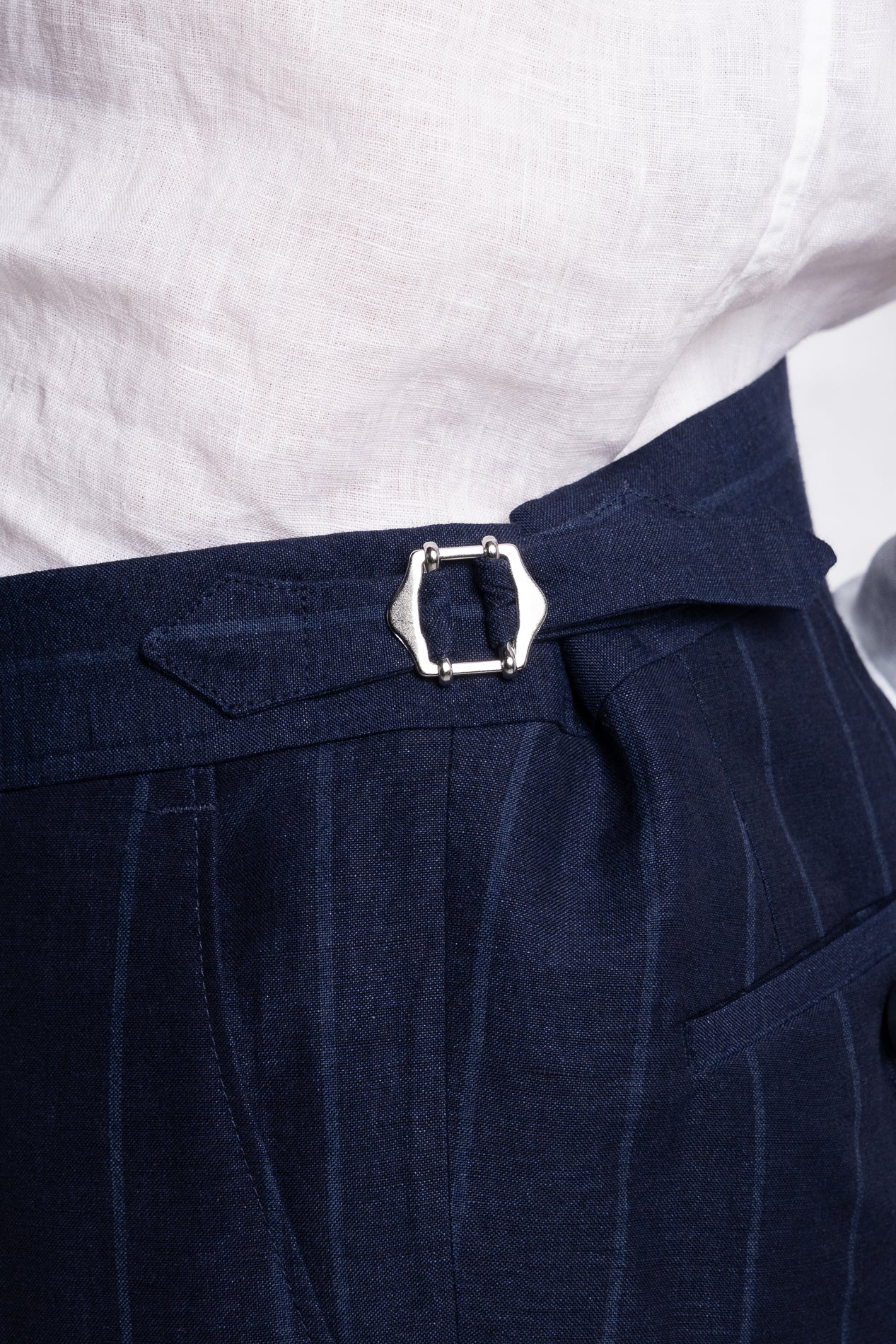 Jacob-Hanko Suit Navy Stripes - Image 3