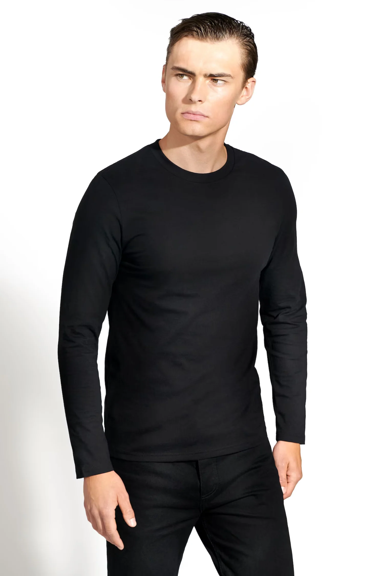 Long Sleeve Regular Black - Image 3