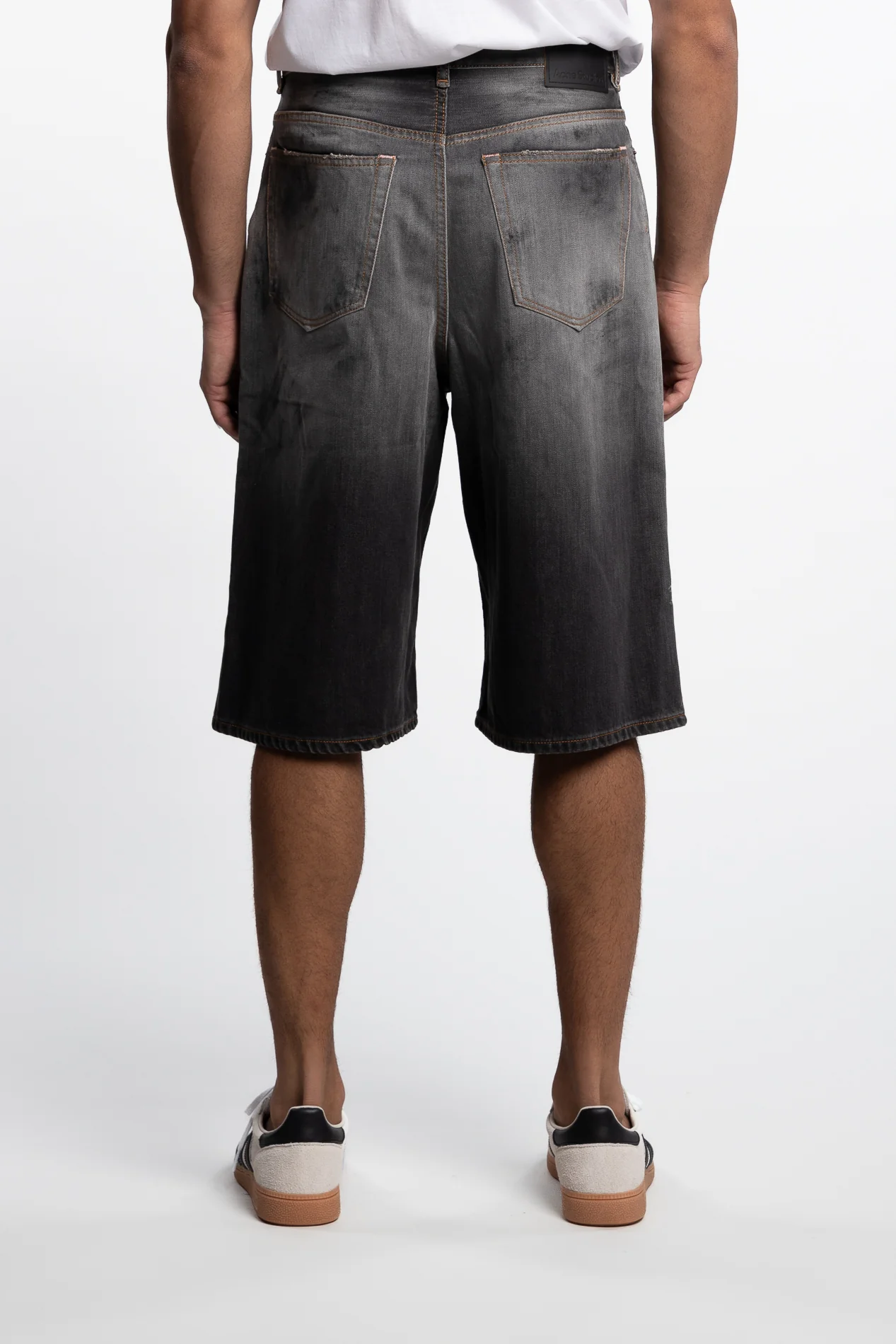 Denim Shorts - Loose Fit Black - Image 3
