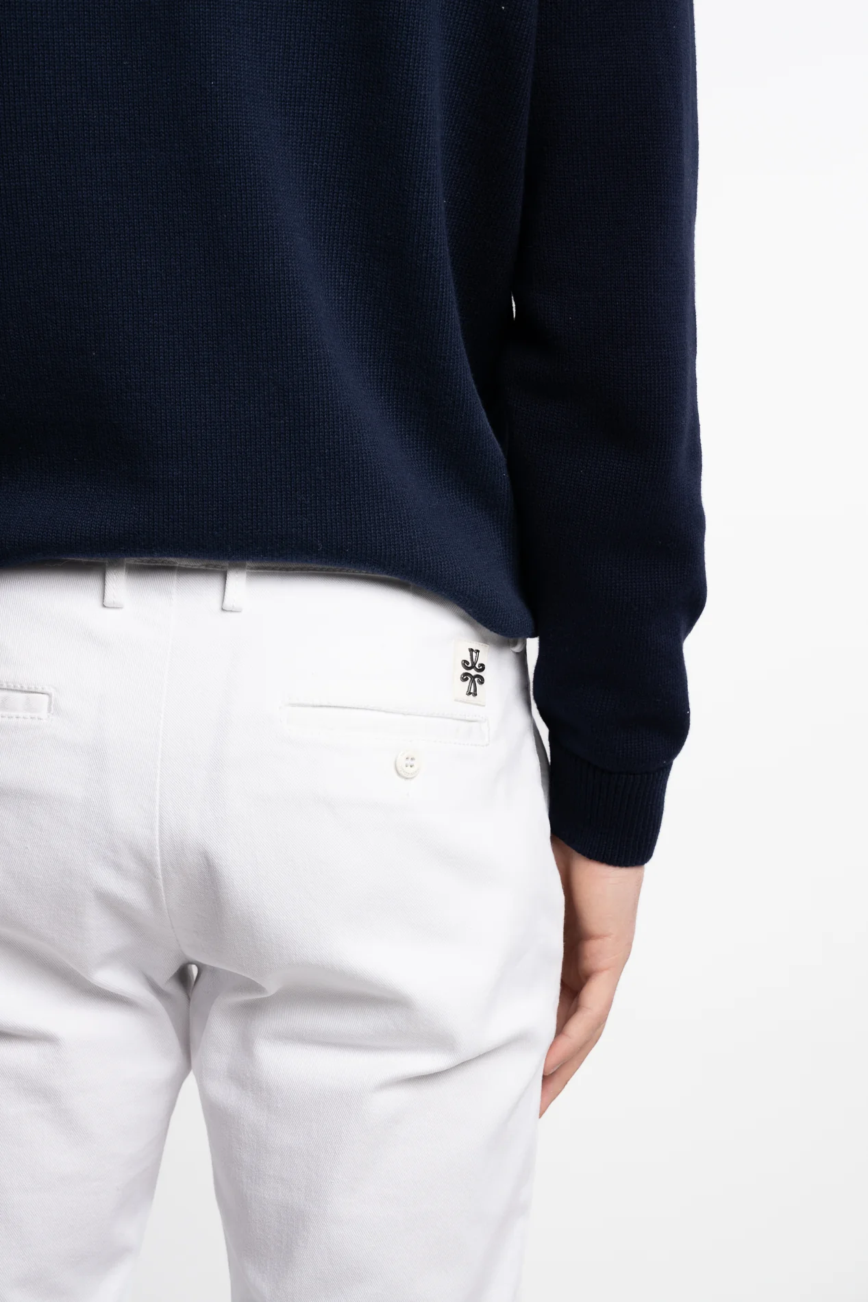 Bobby Slim Fit Stretch Cotton Bull Chinos Wood - Image 5