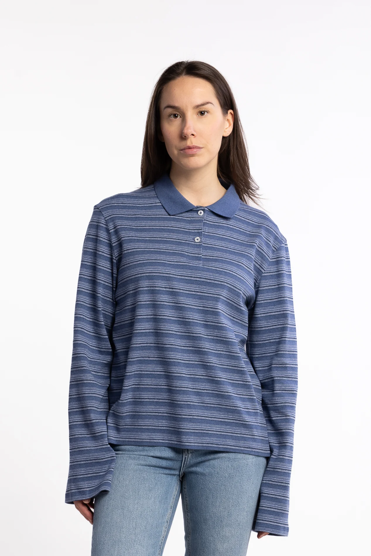 Sunny Polo- Blue Stripe - Image 2