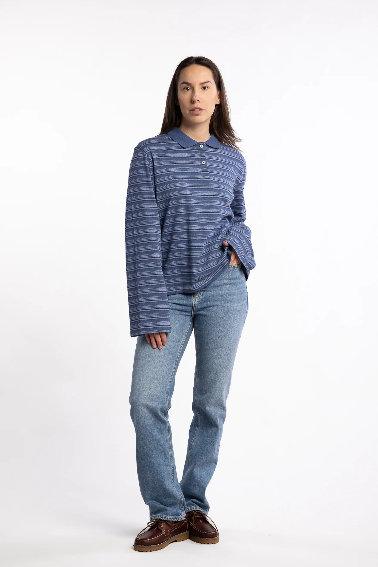 Sunny Polo- Blue Stripe - Image 6
