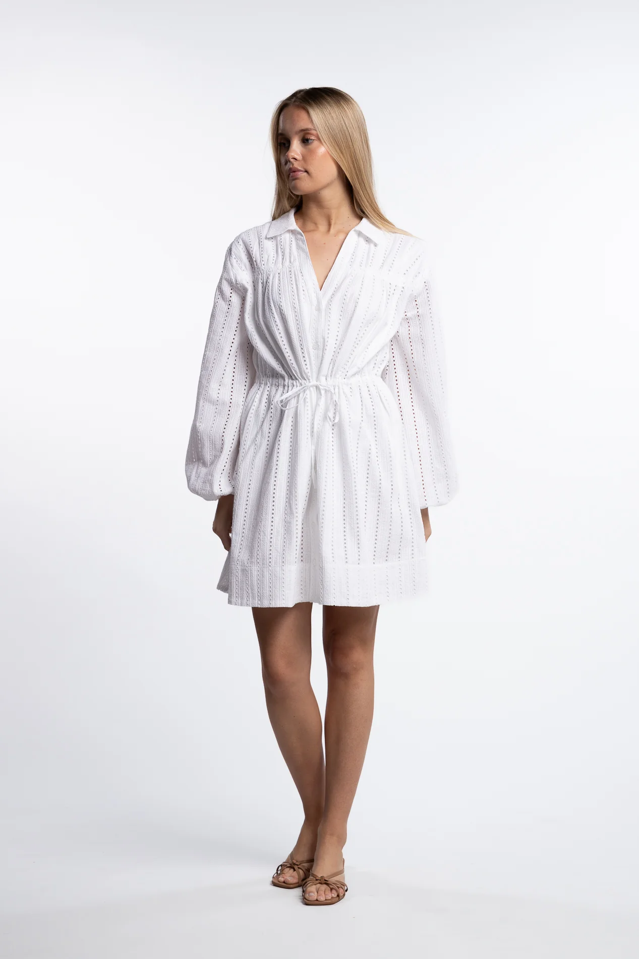 Samanarola Dress 15643- White - Image 3
