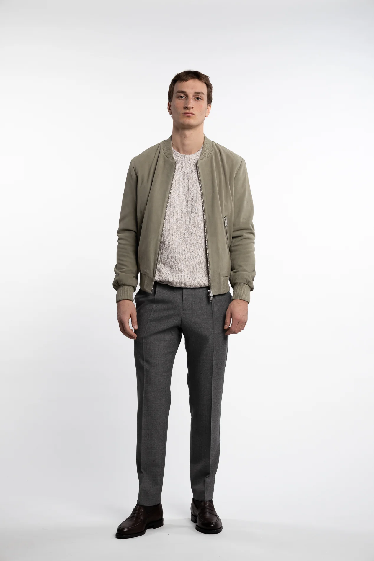DIDIER Goat Suede Bamboo Green - Image 5