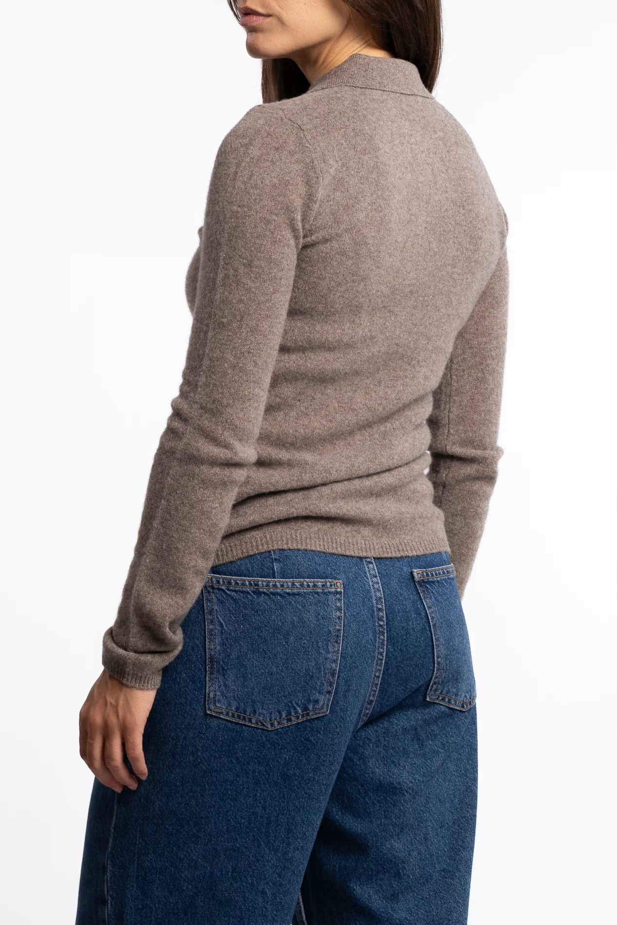 Jolanda Knit - Dark Taupe Melange - Image 2
