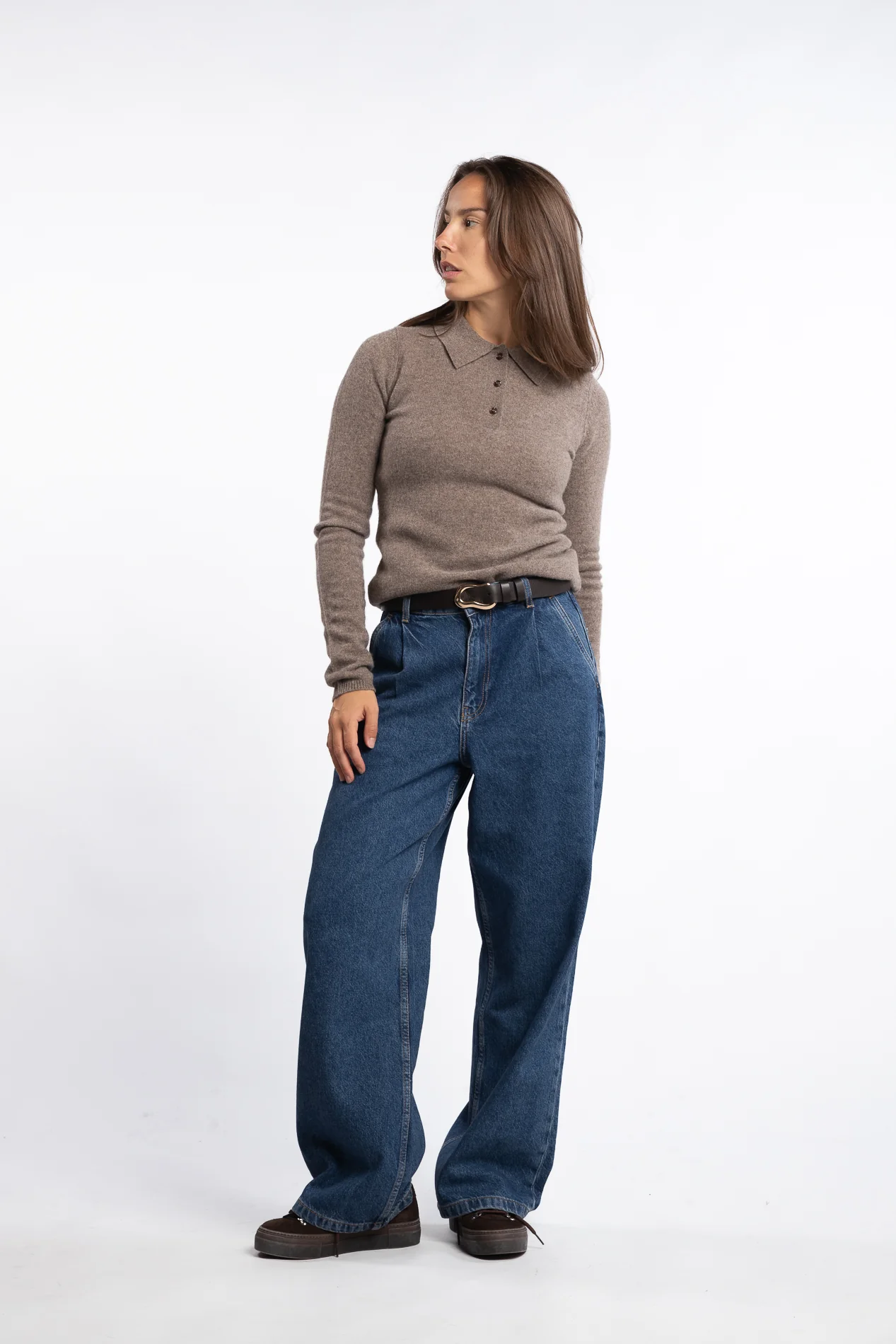 Jolanda Knit - Dark Taupe Melange - Image 4
