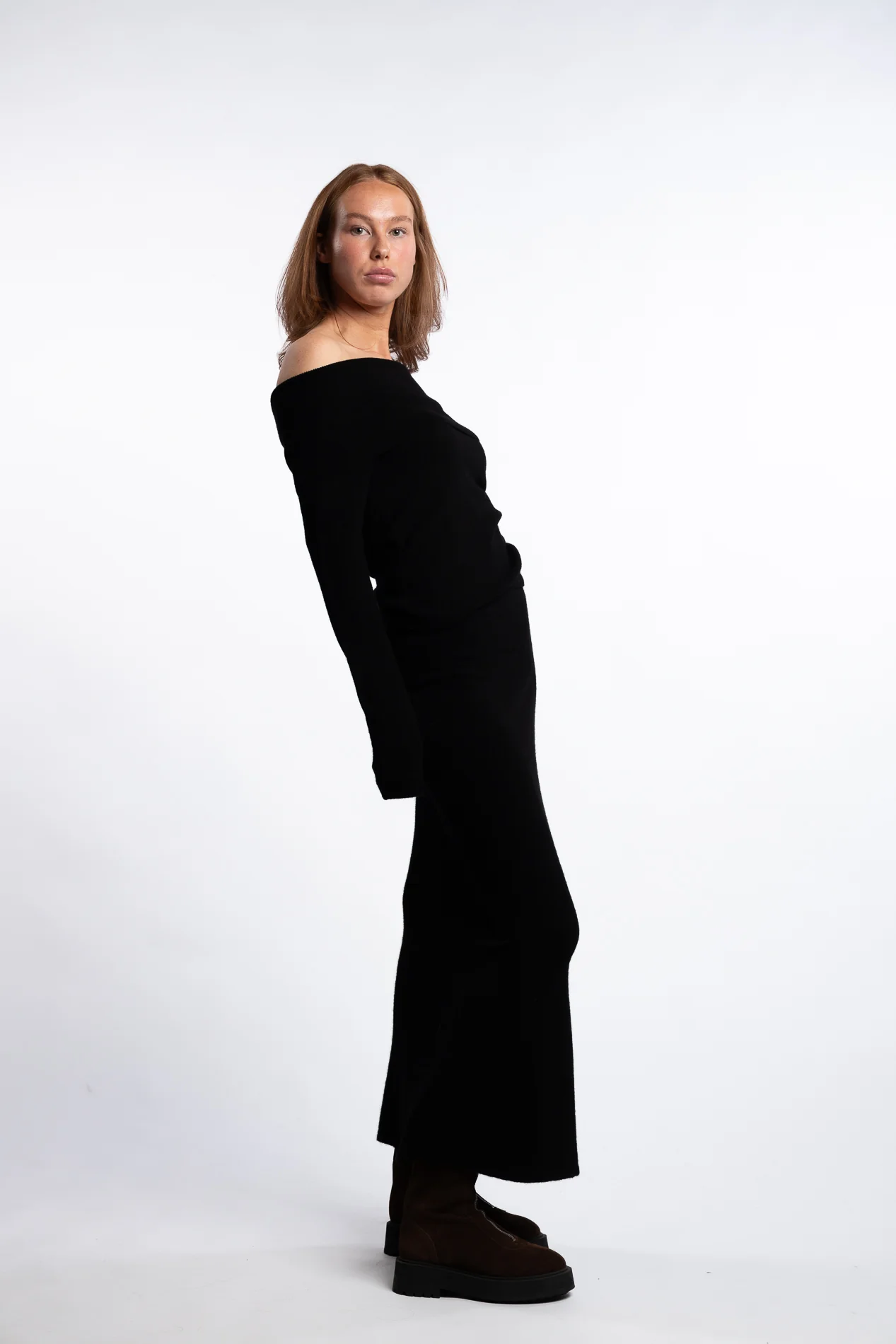 Jana Knit Skirt - Black - Image 5