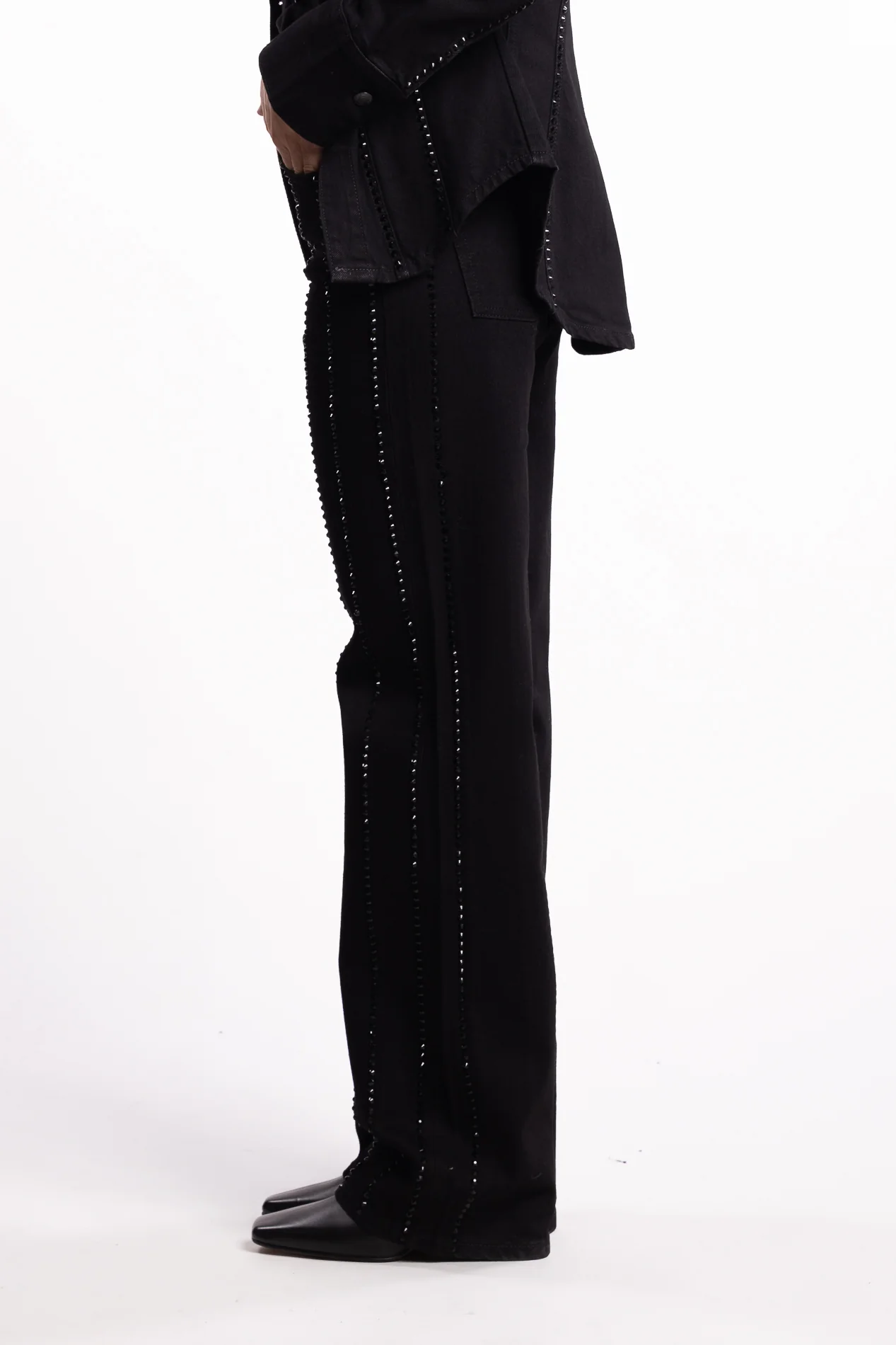 Luca Embellished - Black - Image 2