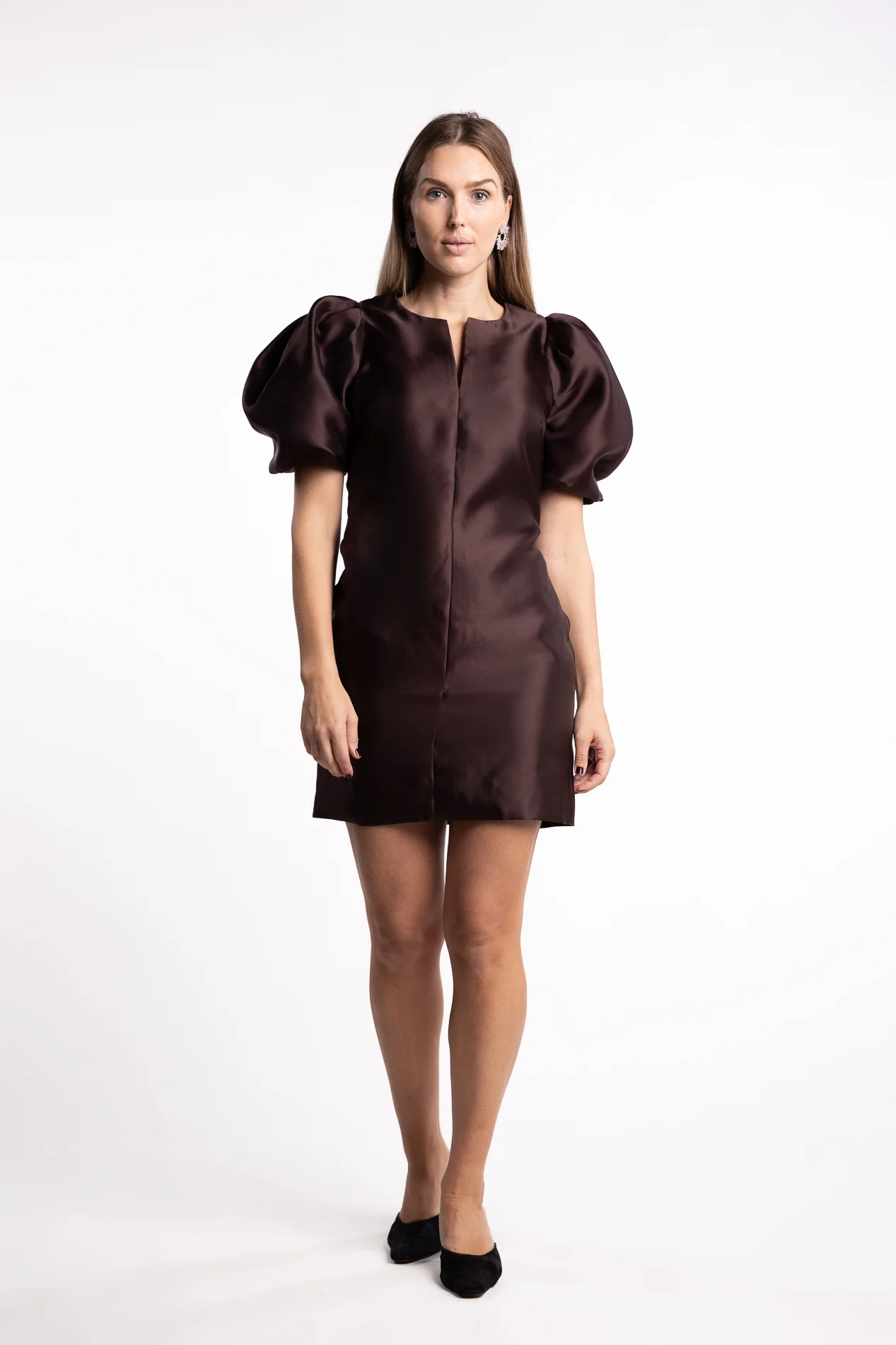 Rosie Dress - Dark Brown - Image 5