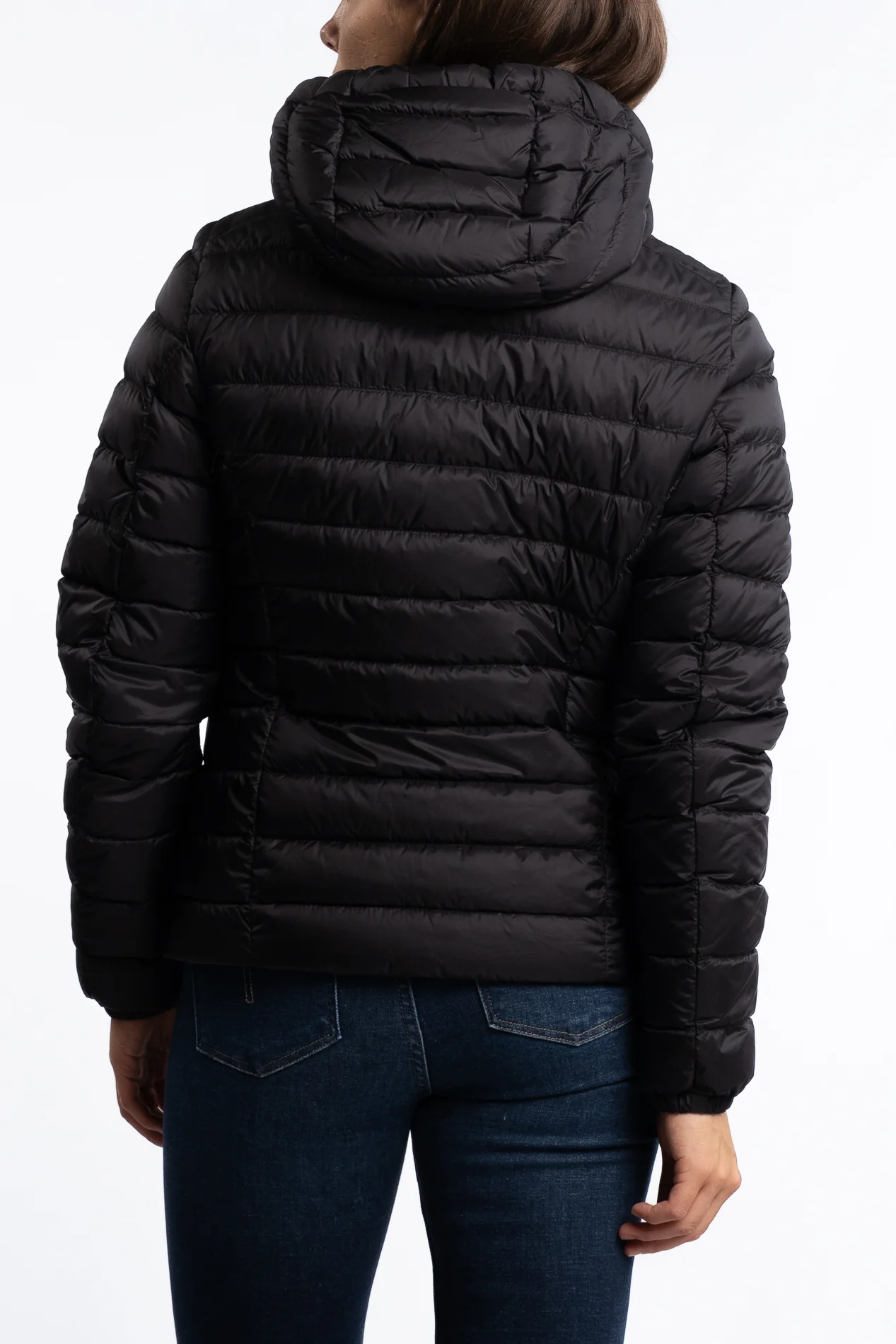Genie Hooded Down Jacket - Black - Image 3