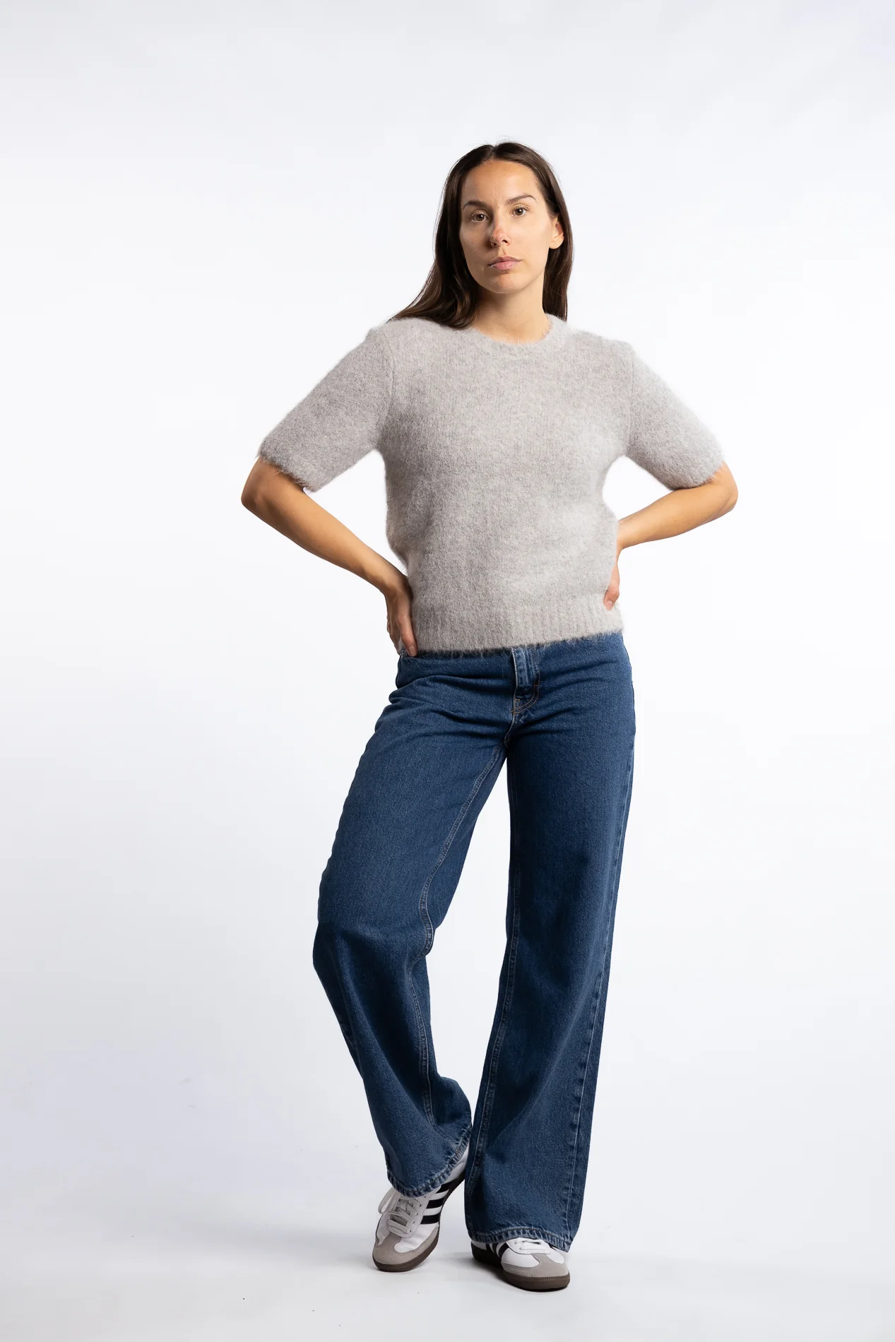 Sajeanne Top 15425 - Light Grey Mel. - Image 4